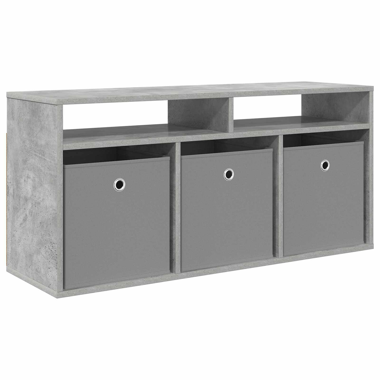vidaXL Nisko szafka z szufladą Betonowy szary 102 x 32 x 48,5 cm