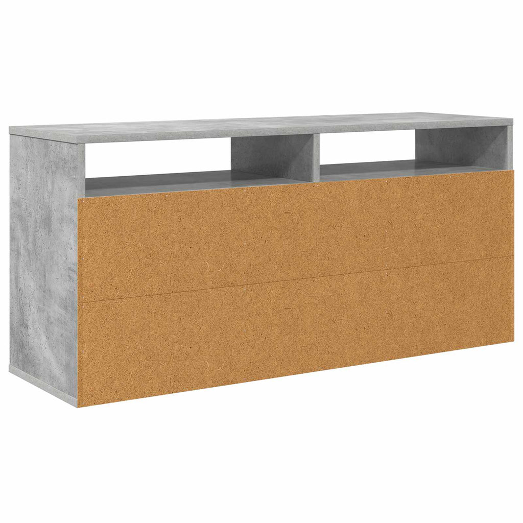 vidaXL Nisko szafka z szufladą Betonowy szary 102 x 32 x 48,5 cm