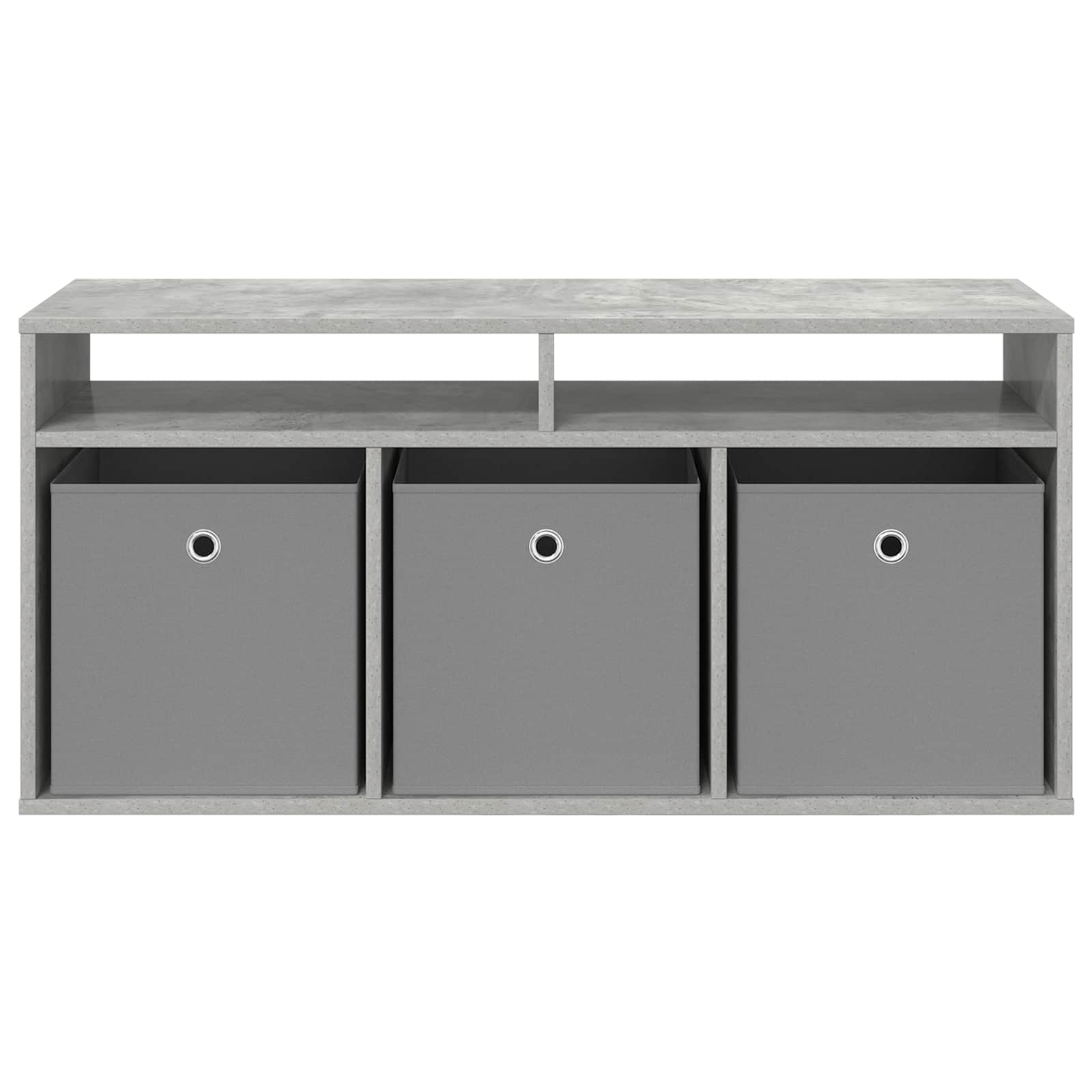 vidaXL Nisko szafka z szufladą Betonowy szary 102 x 32 x 48,5 cm