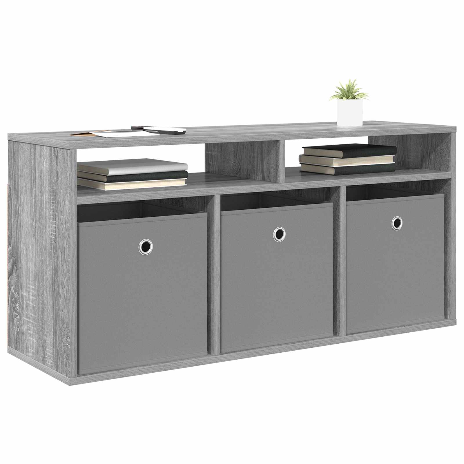 vidaXL Nisko szafka z szufladą Szary Sonoma 102 x 32 x 48,5 cm