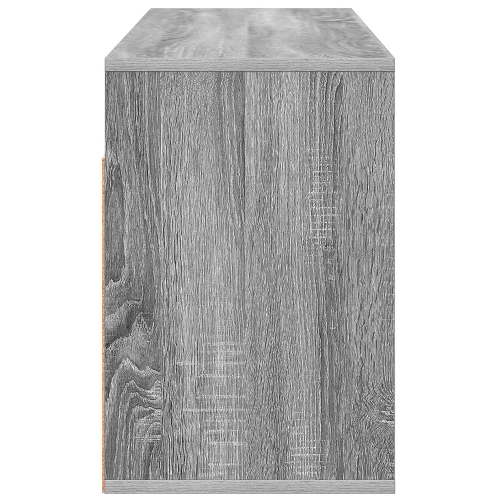 vidaXL Nisko szafka z szufladą Szary Sonoma 102 x 32 x 48,5 cm