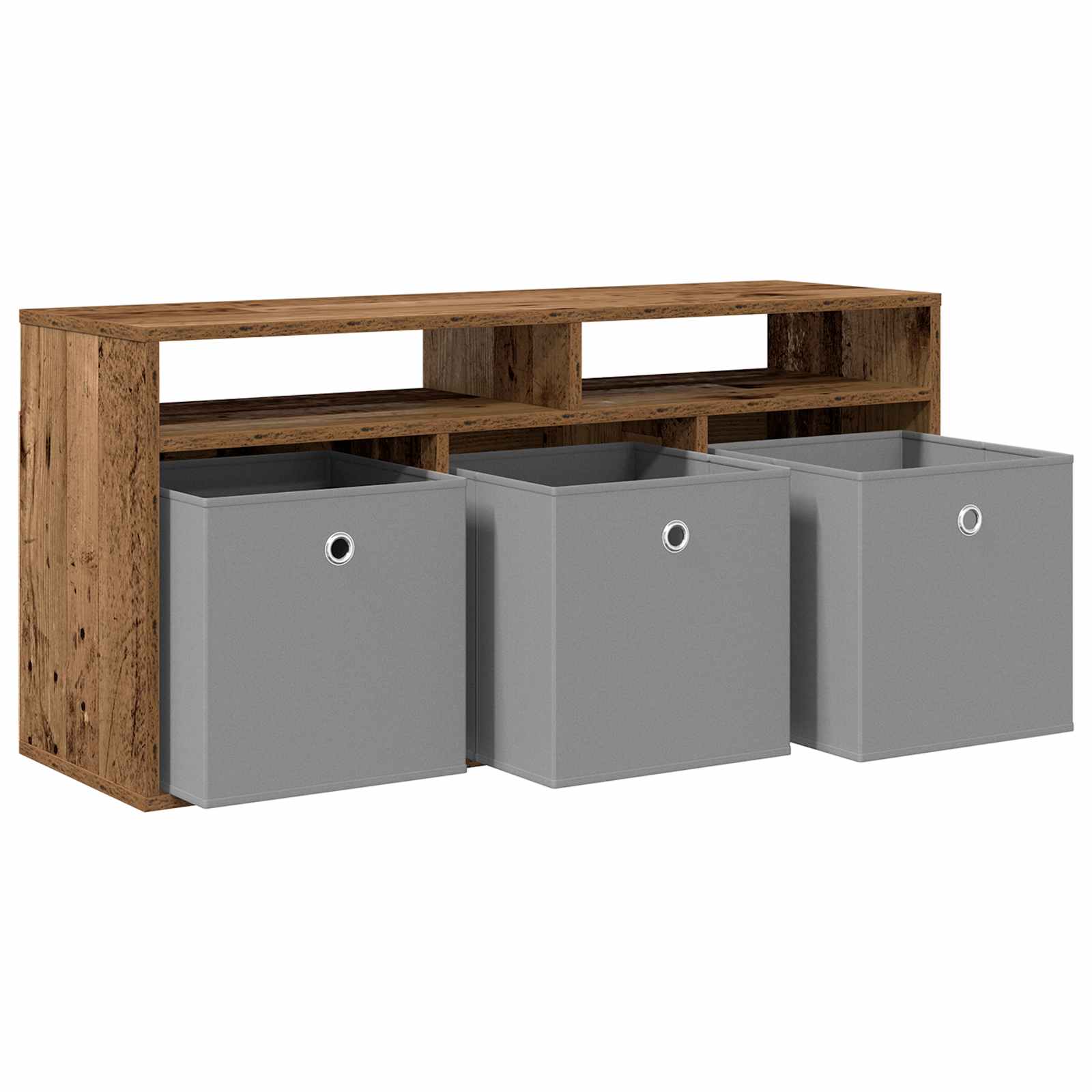 vidaXL Nisko szafka z szufladą Stare drewno 102 x 32 x 48,5 cm
