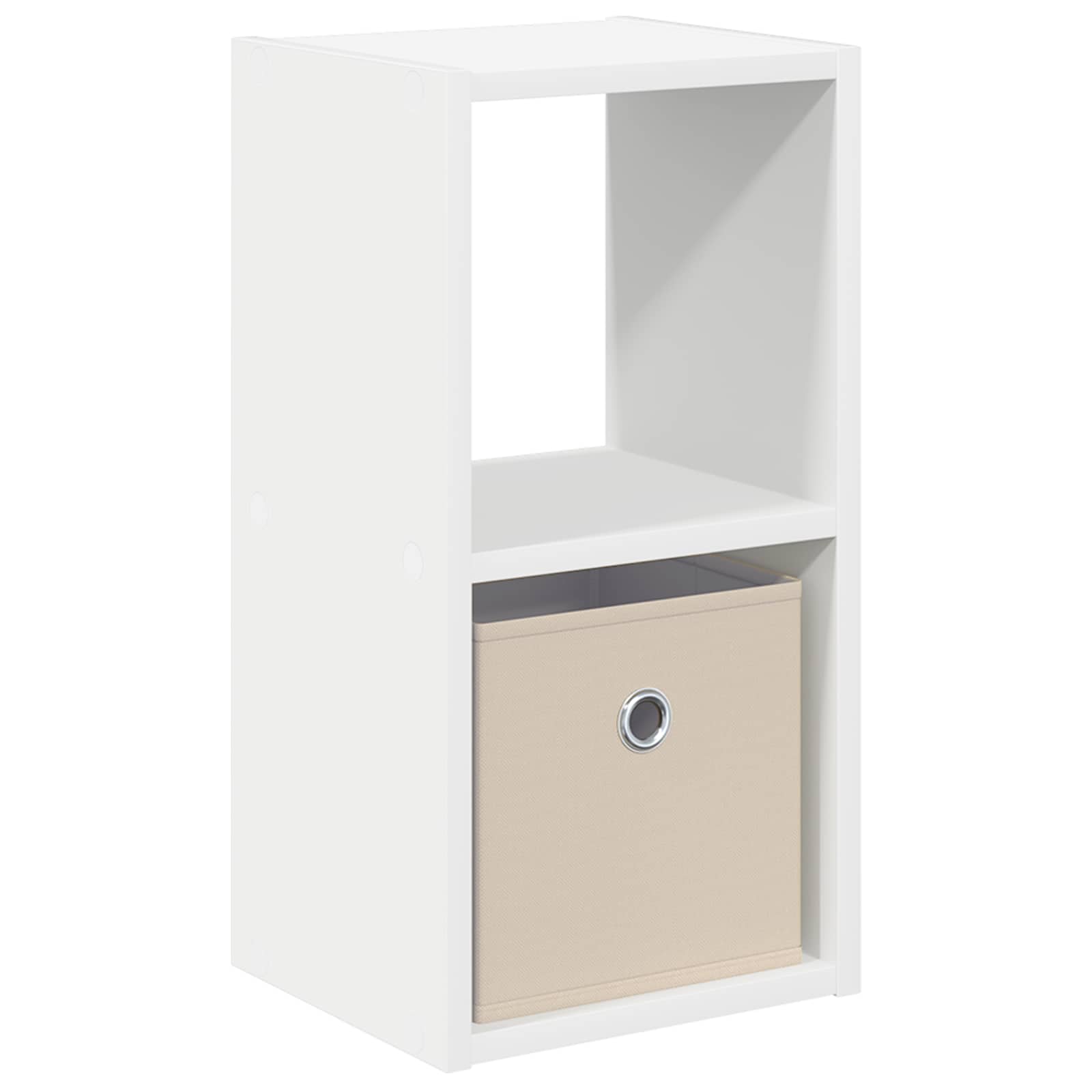 vidaXL Stolik nocny Biały 25,5 x 22 x 49,5 cm Materiał drewnopochodny