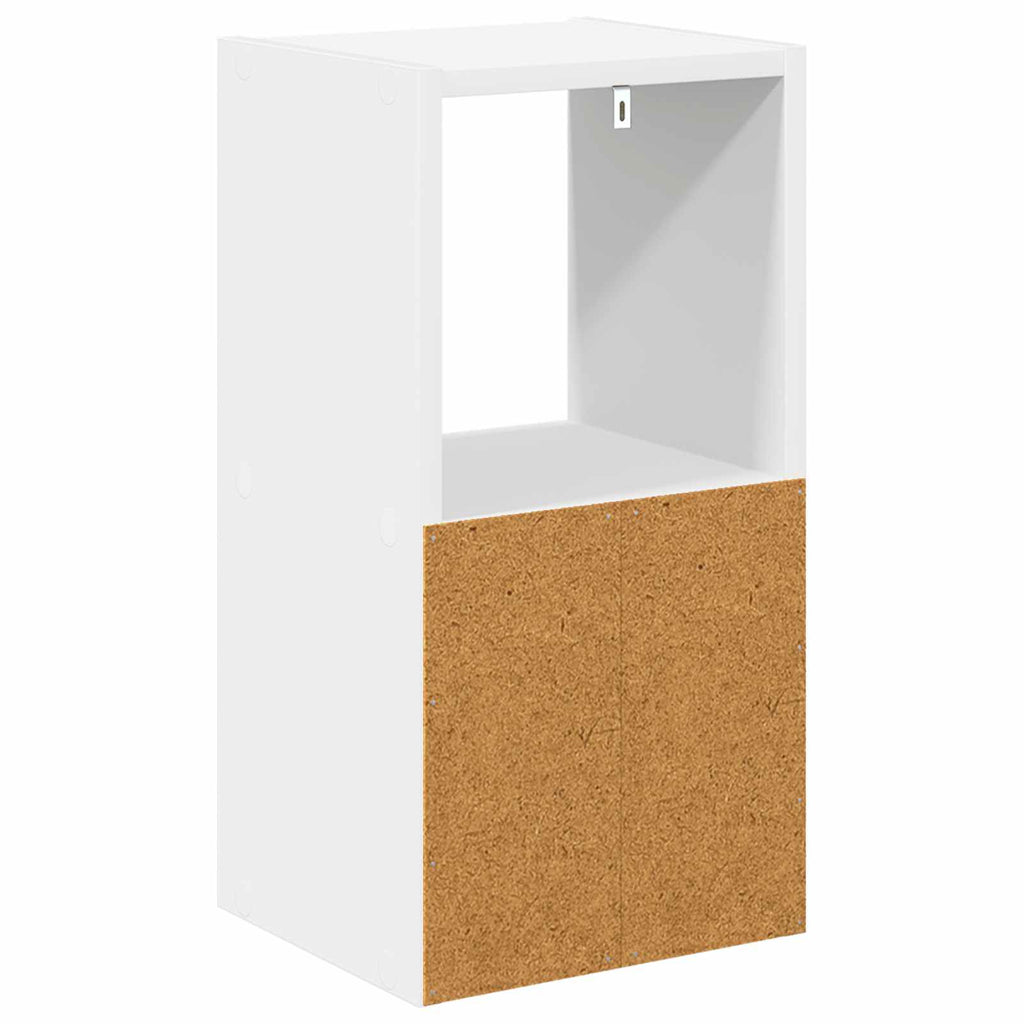 vidaXL Stolik nocny z szufladą 2 pcs Biały 25,5 x 22 x 49,5 cm