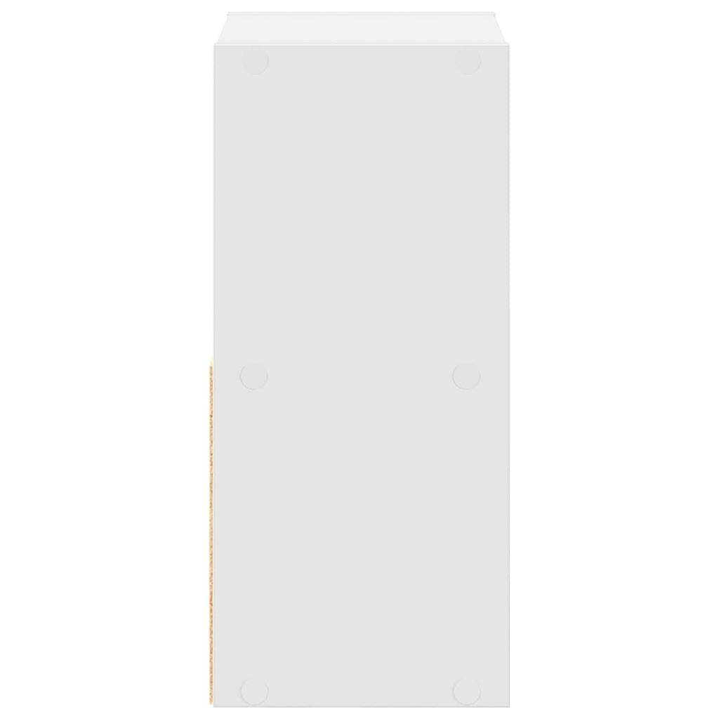 vidaXL Stolik nocny z szufladą 2 pcs Biały 25,5 x 22 x 49,5 cm