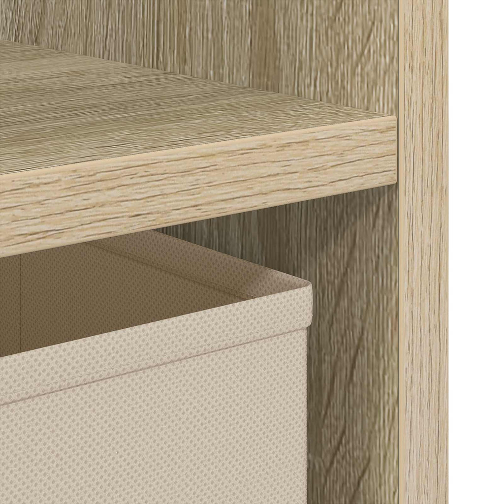vidaXL Stolik nocny z szufladą 2 pcs Dąb Sonoma 25,5 x 22 x 49,5 cm