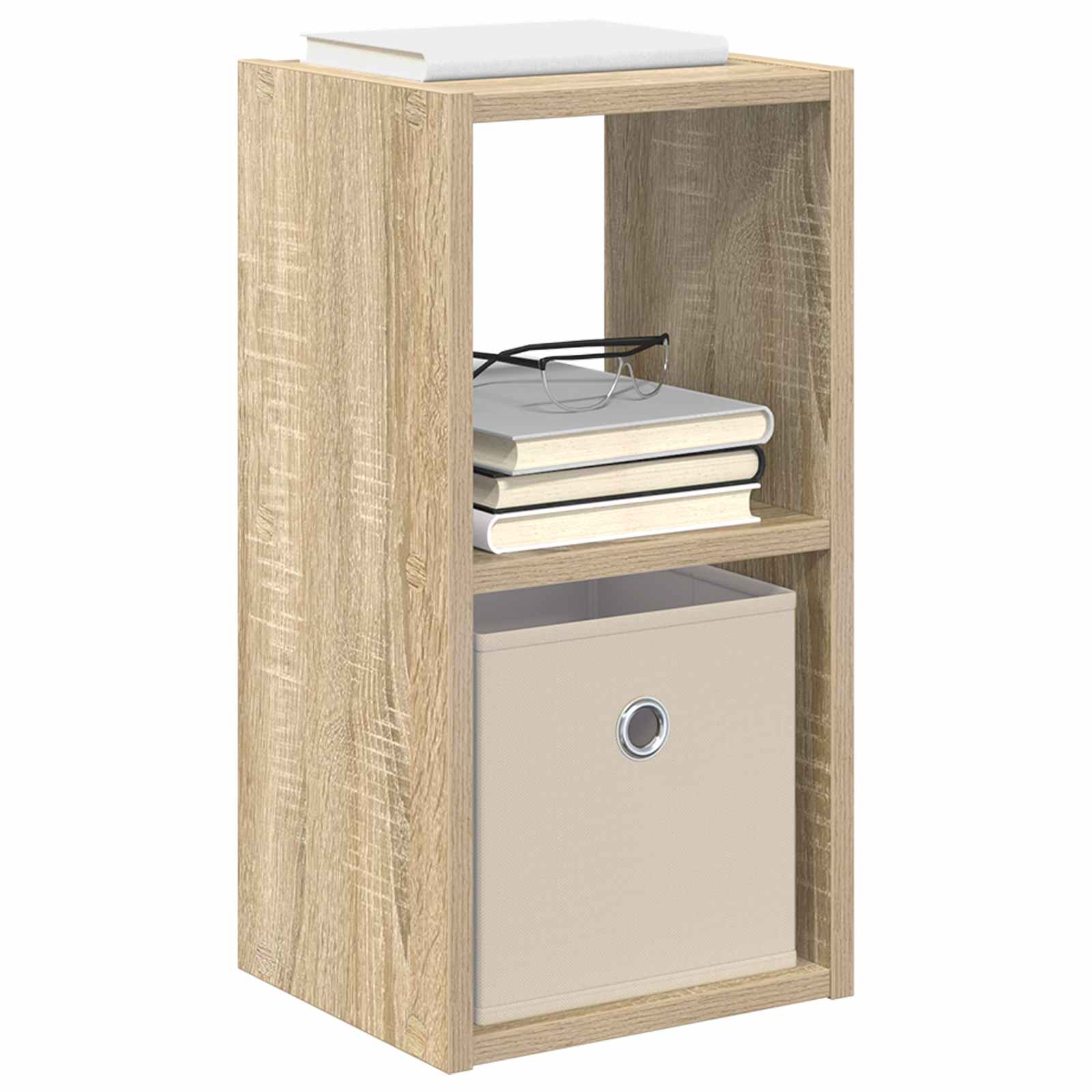 vidaXL Stolik nocny z szufladą 2 pcs Dąb Sonoma 25,5 x 22 x 49,5 cm