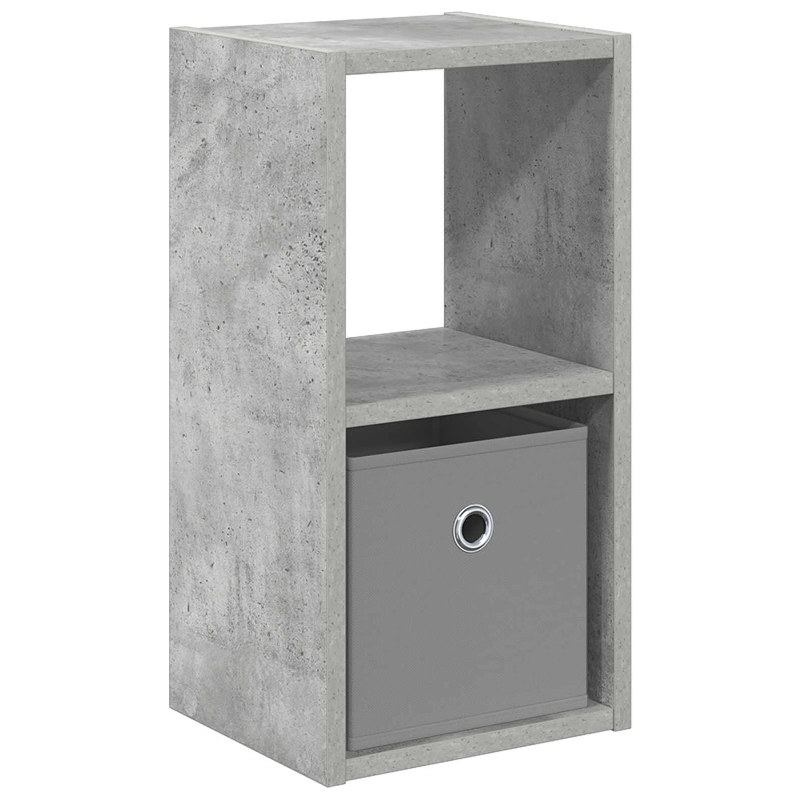 vidaXL Stolik nocny z szufladą Betonowy szary 25,5 x 22 x 49,5 cm