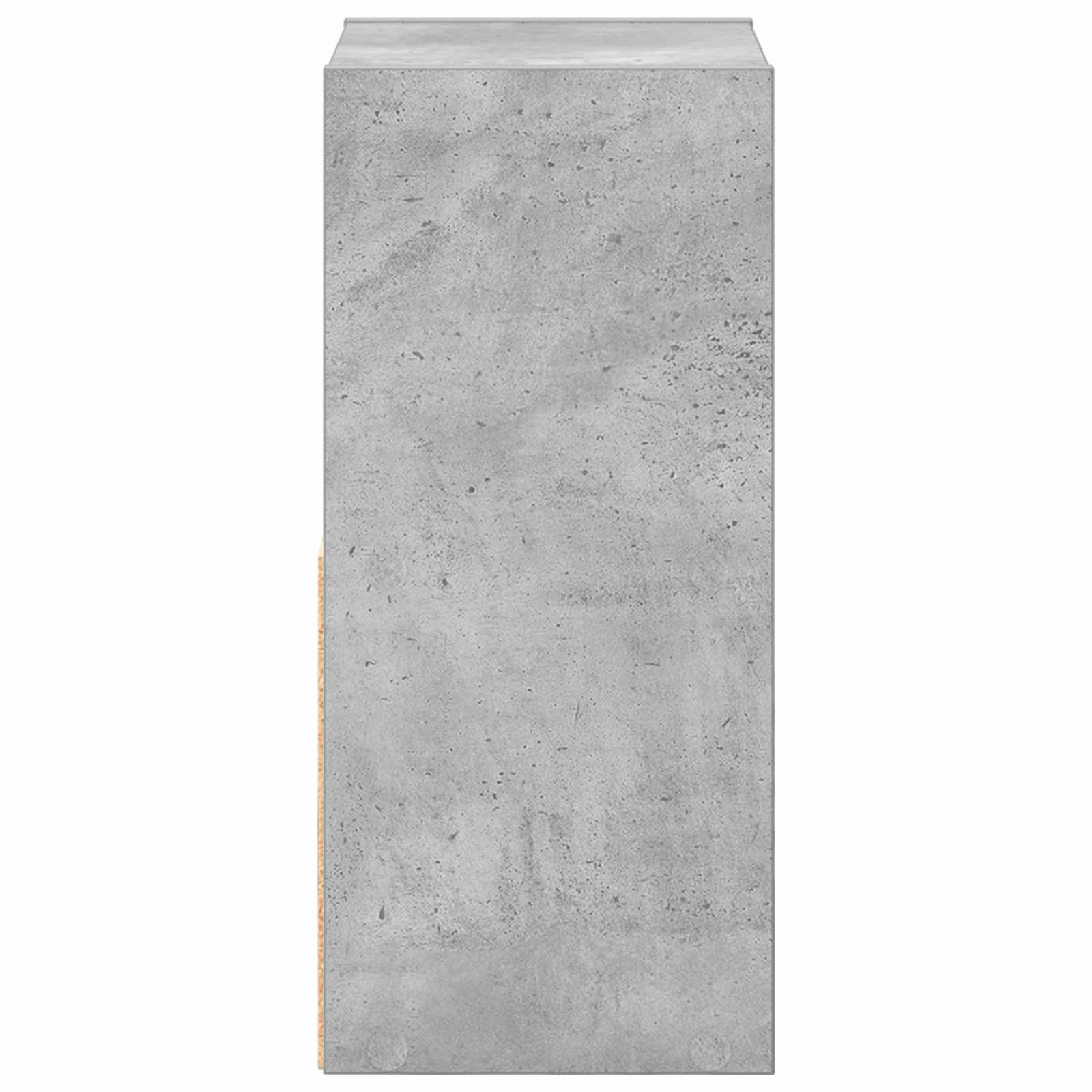 vidaXL Stolik nocny z szufladą Betonowy szary 25,5 x 22 x 49,5 cm