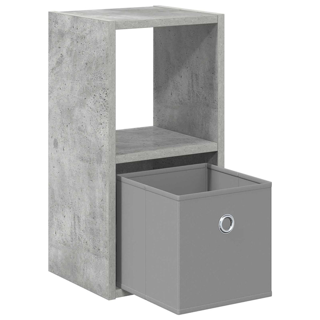 vidaXL Stolik nocny 2 pcs Betonowy szary 25,5 x 22 x 49,5 cm