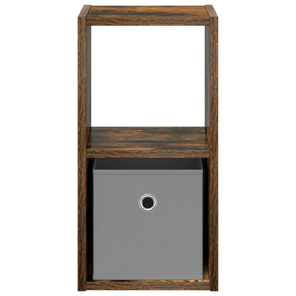 vidaXL Stolik nocny z szufladą 2 pcs Dąb wędzony 25,5 x 22 x 49,5 cm