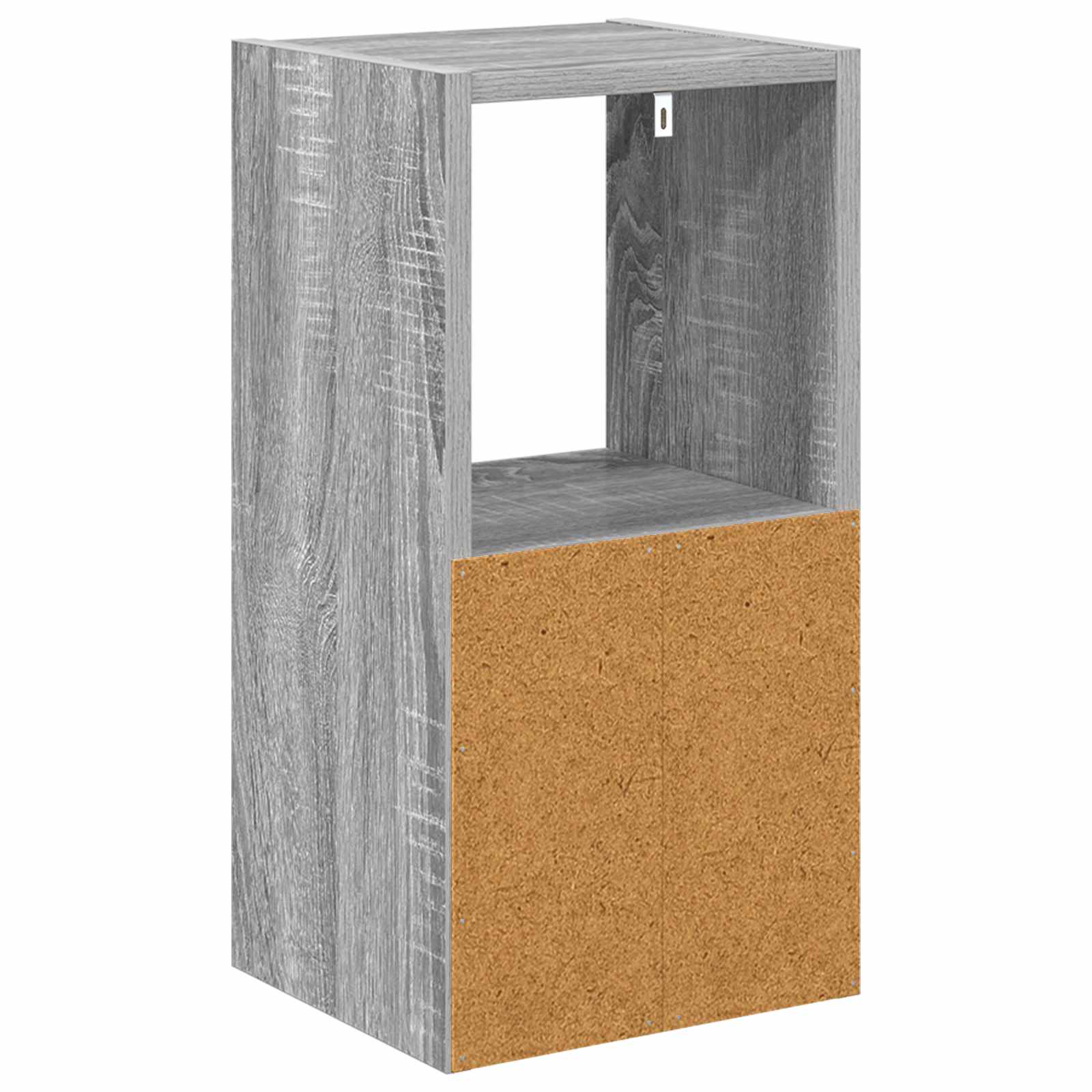 vidaXL Stolik nocny z szufladą Szary Sonoma 25,5 x 22 x 49,5 cm