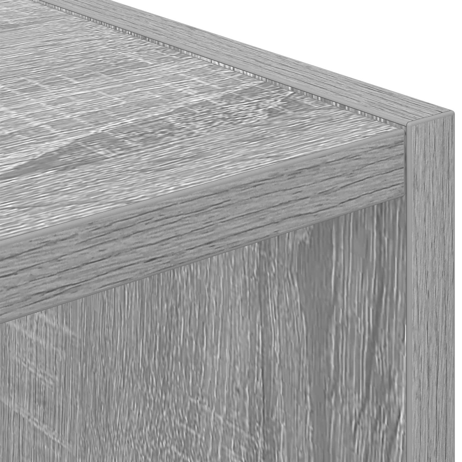 vidaXL Stolik nocny z szufladą 2 pcs Szary Sonoma 25,5 x 22 x 49,5 cm