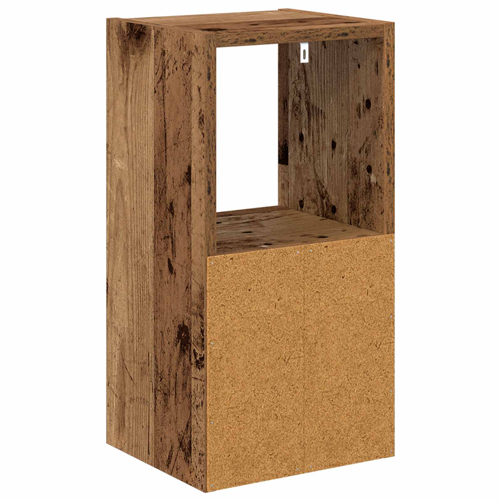 vidaXL Stolik nocny z szufladą 2 pcs Stare drewno 25,5 x 22 x 49,5 cm