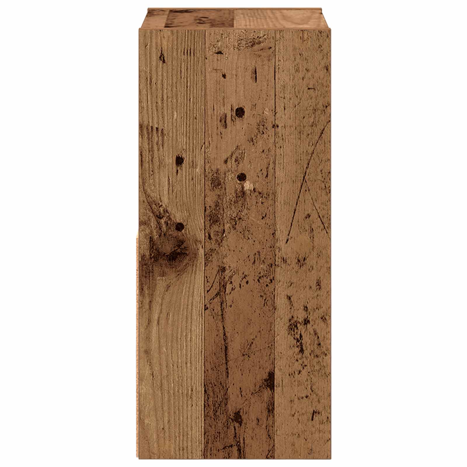 vidaXL Stolik nocny z szufladą 2 pcs Stare drewno 25,5 x 22 x 49,5 cm