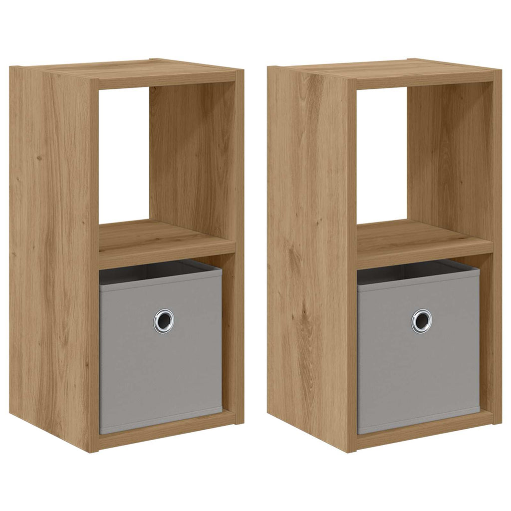 vidaXL Stolik nocny 2 szt. Dąb rzemieślniczy 25,5 x 22 x 49,5 cm