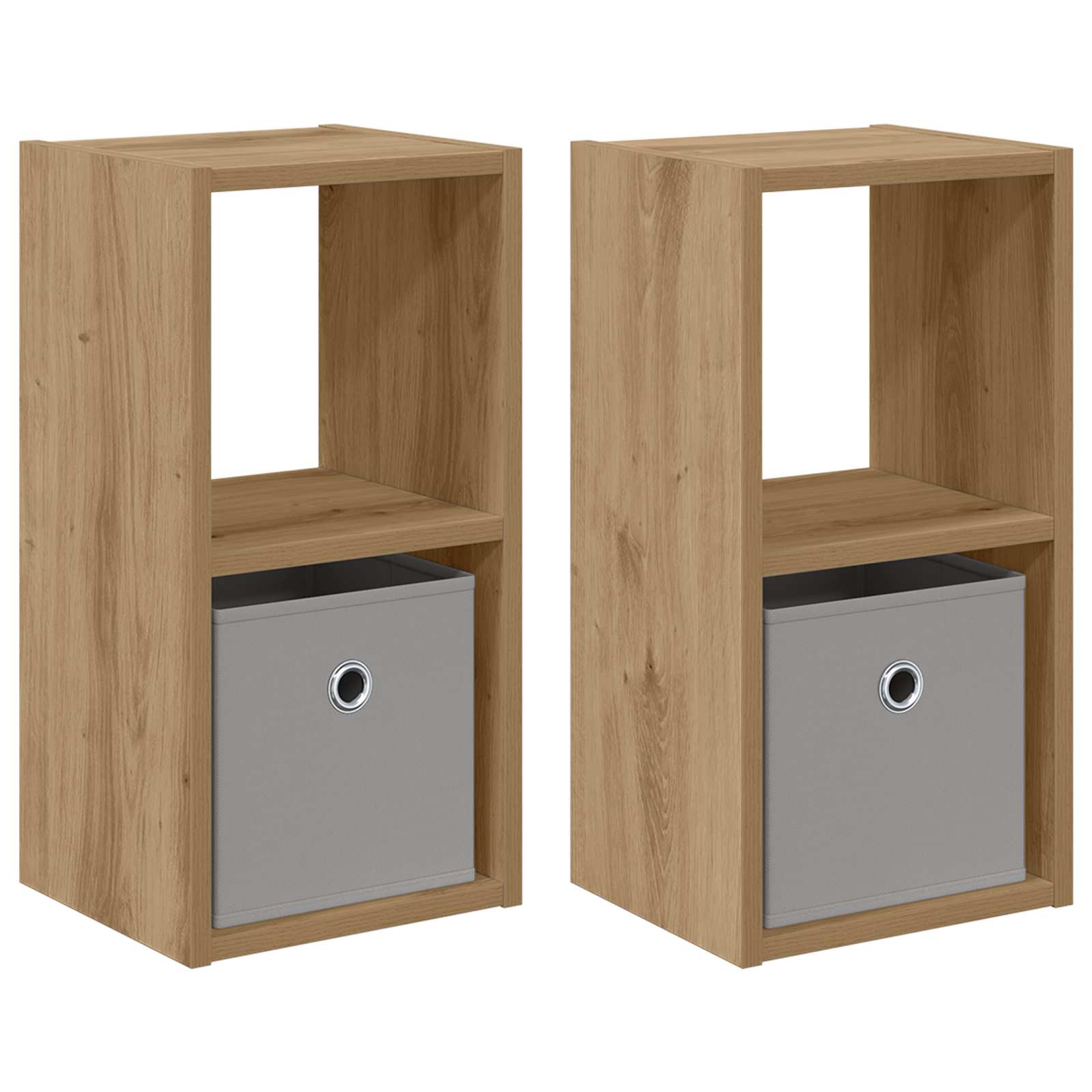 vidaXL Stolik nocny 2 szt. Dąb rzemieślniczy 25,5 x 22 x 49,5 cm