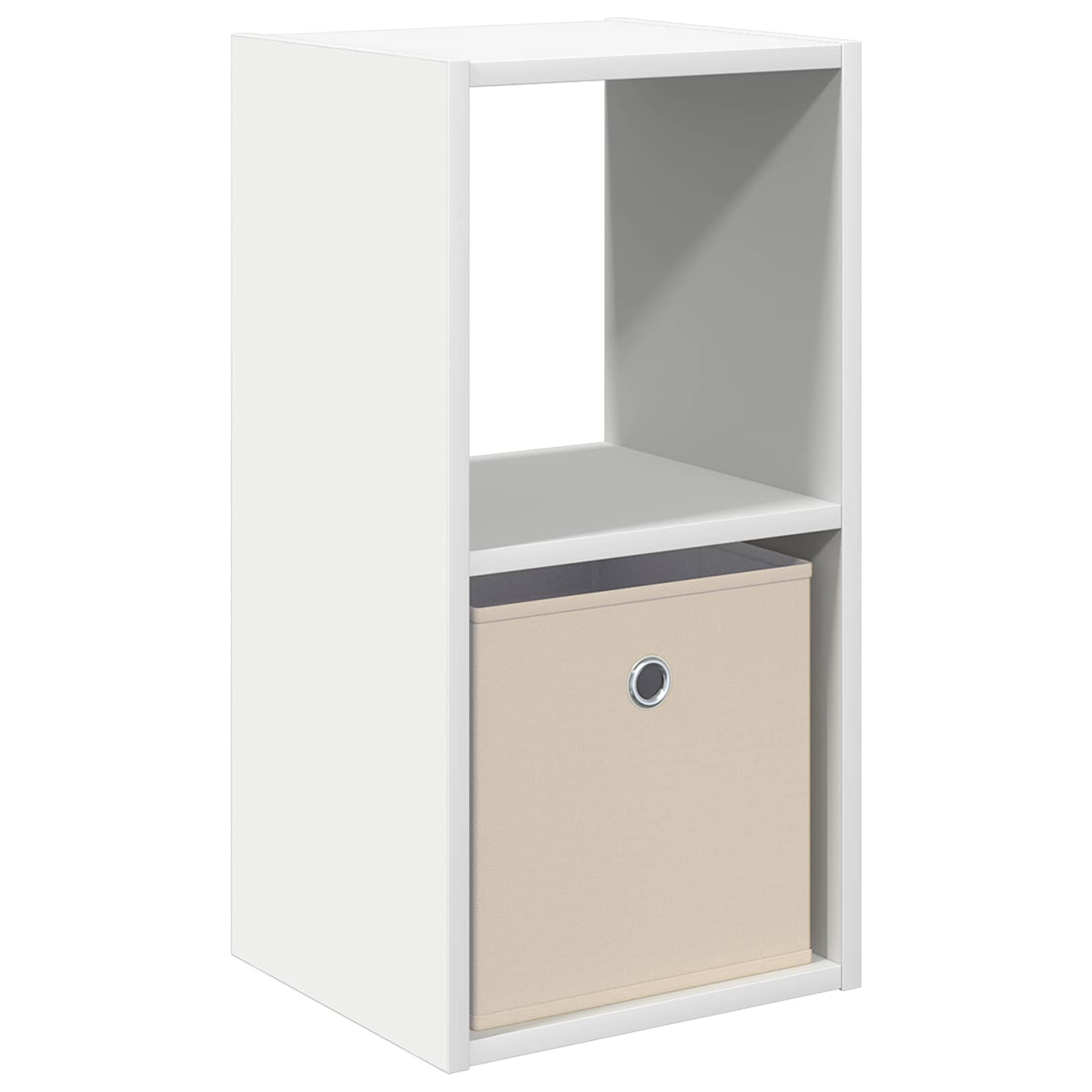vidaXL Stolik nocny Biały 30,5 x 27 x 59,5 cm Materiał drewnopochodny