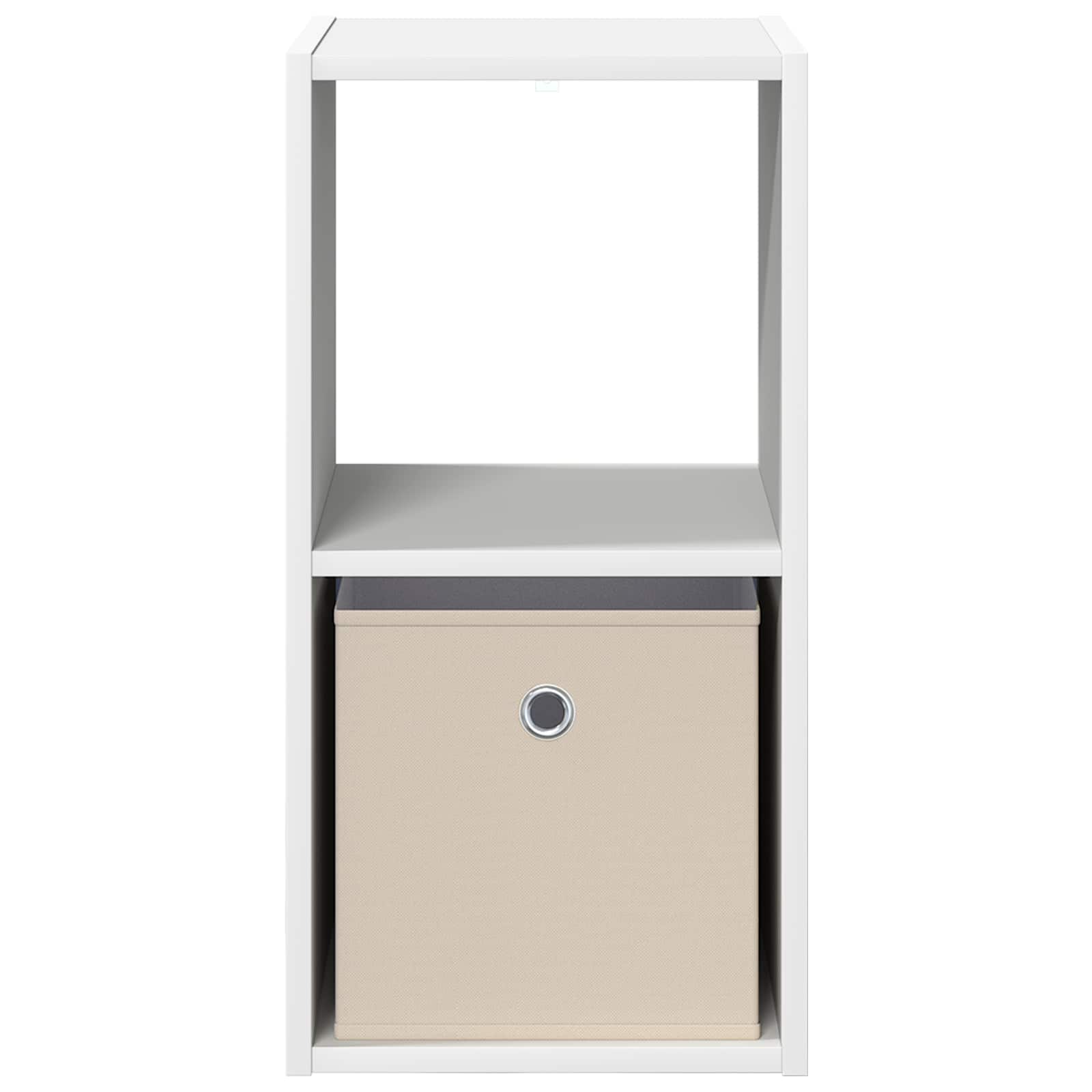vidaXL Stolik nocny Biały 30,5 x 27 x 59,5 cm Materiał drewnopochodny