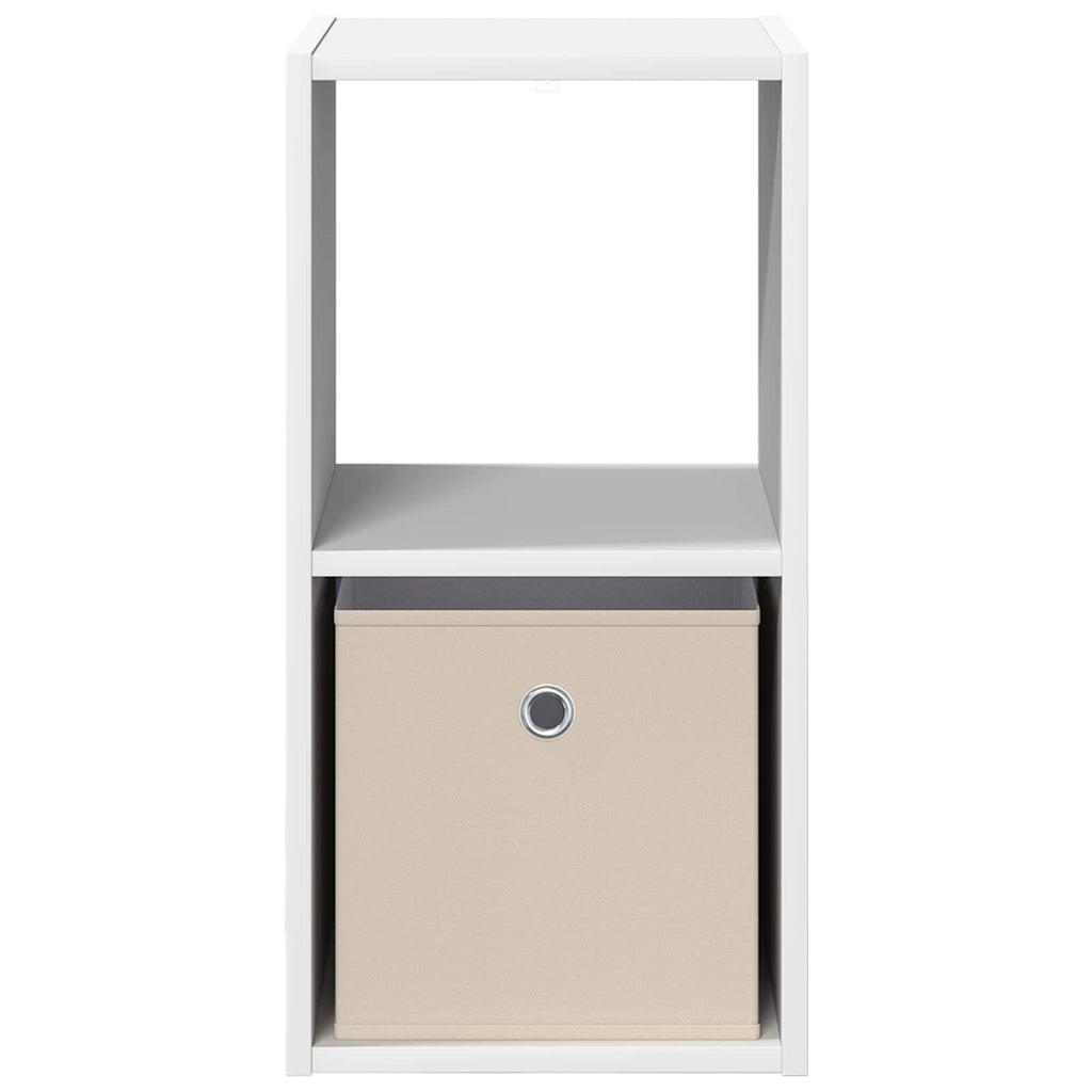 vidaXL Stolik nocny z szufladą 2 pcs Biały 30,5 x 27 x 59,5 cm