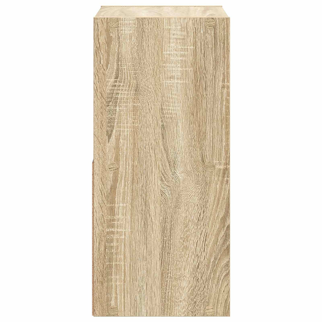 vidaXL Stolik nocny z szufladą Dąb Sonoma 30,5 x 27 x 59,5 cm