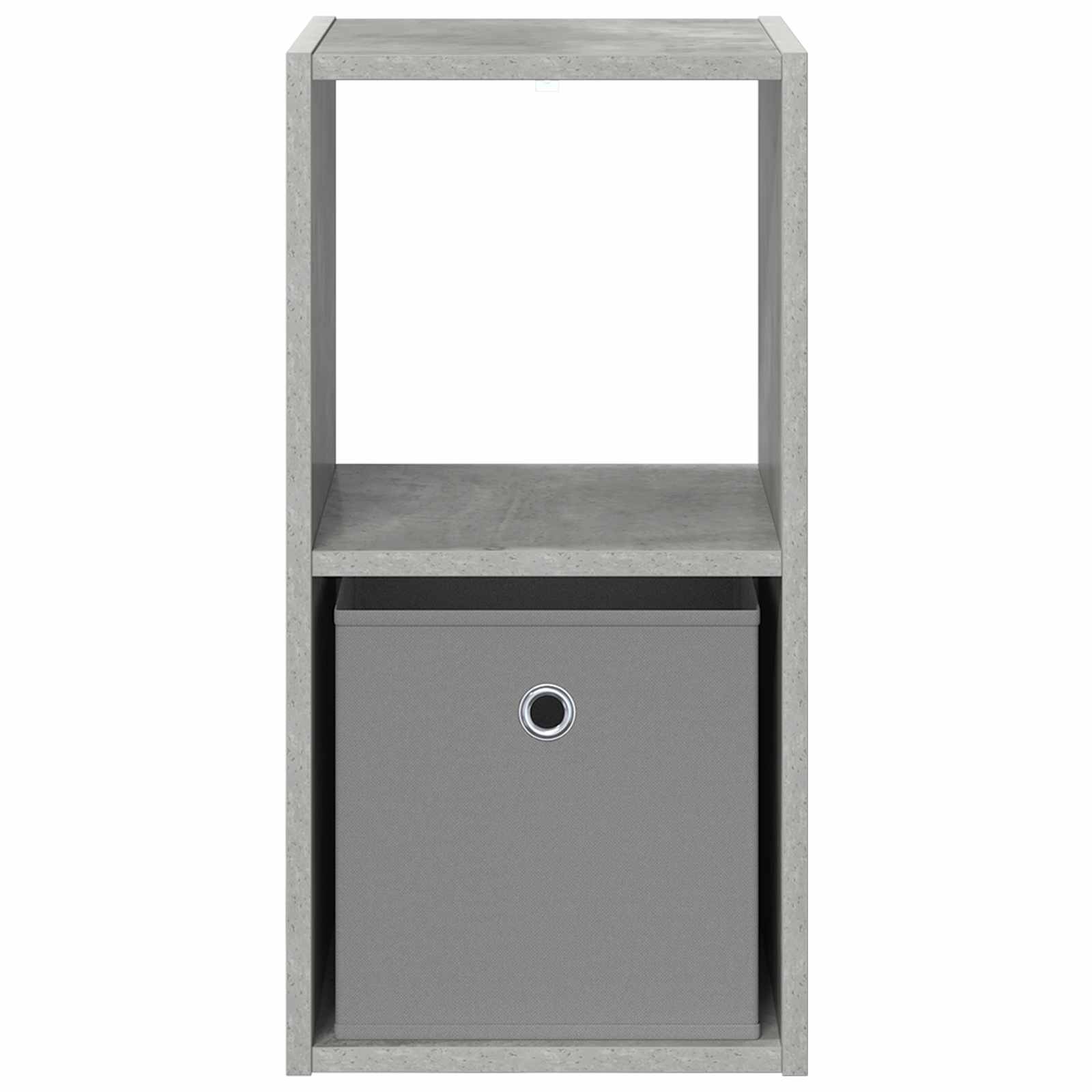 vidaXL Stolik nocny 2 pcs Betonowy szary 30,5 x 27 x 59,5 cm