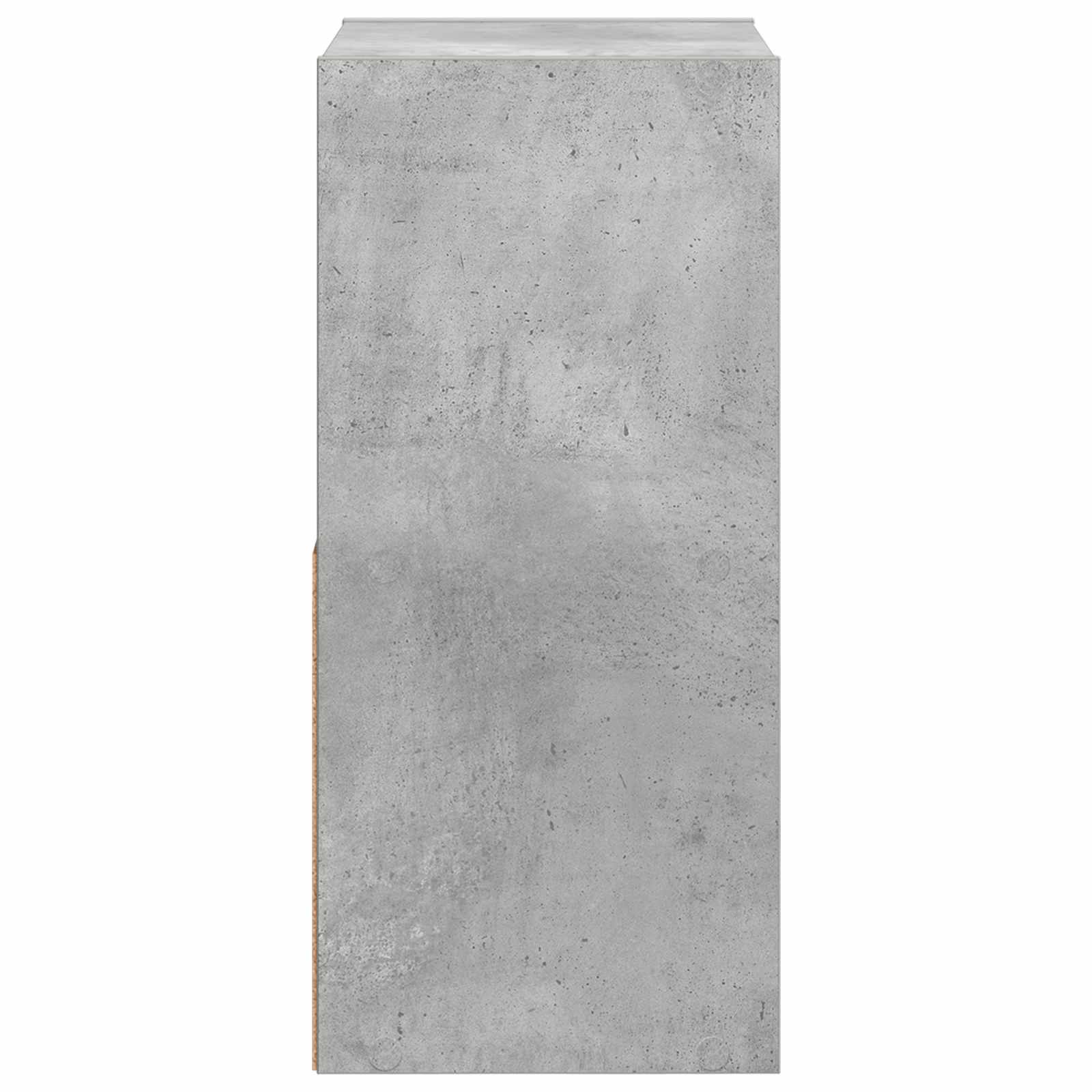 vidaXL Stolik nocny 2 pcs Betonowy szary 30,5 x 27 x 59,5 cm