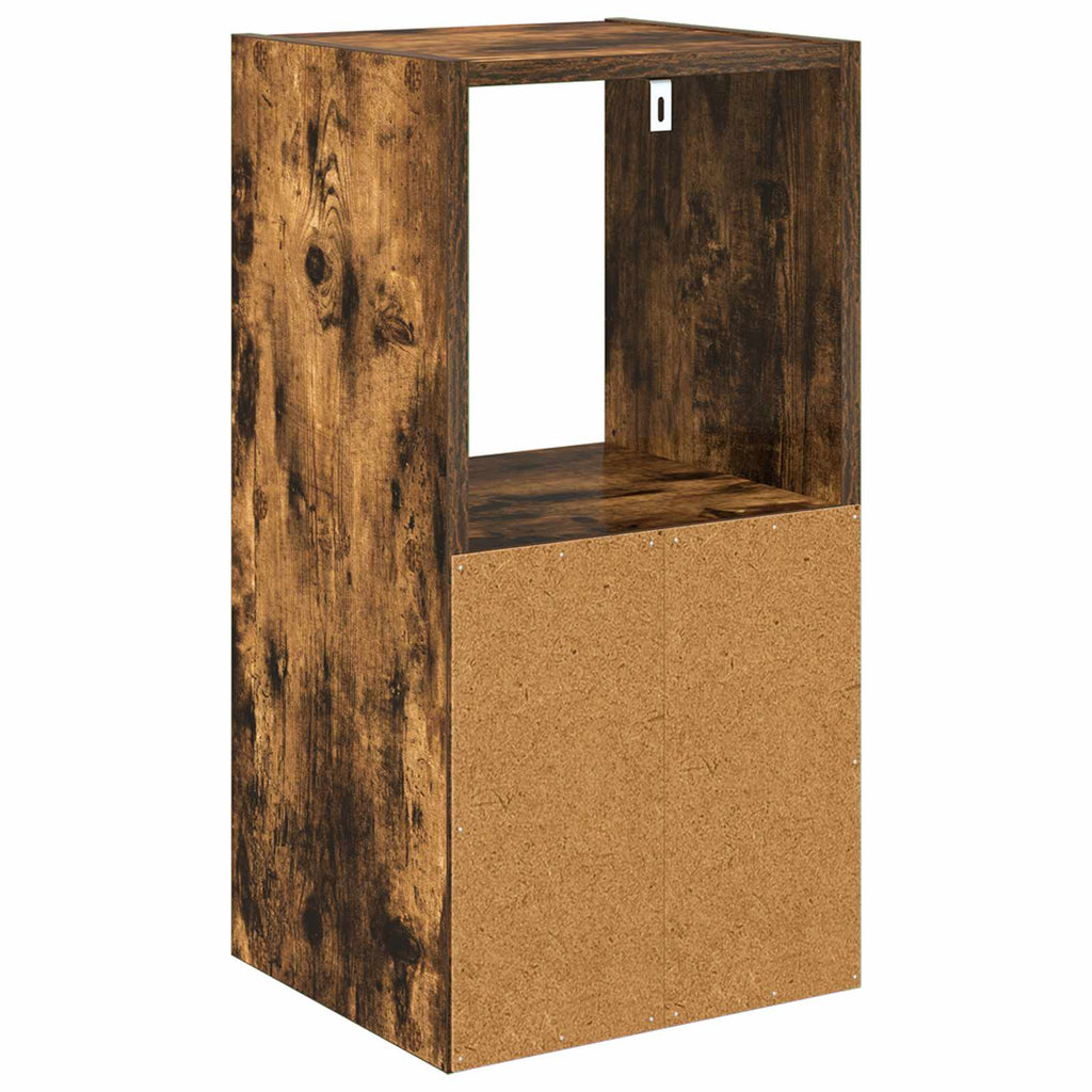 vidaXL Stolik nocny z szufladą Dąb wędzony 30,5 x 27 x 59,5 cm