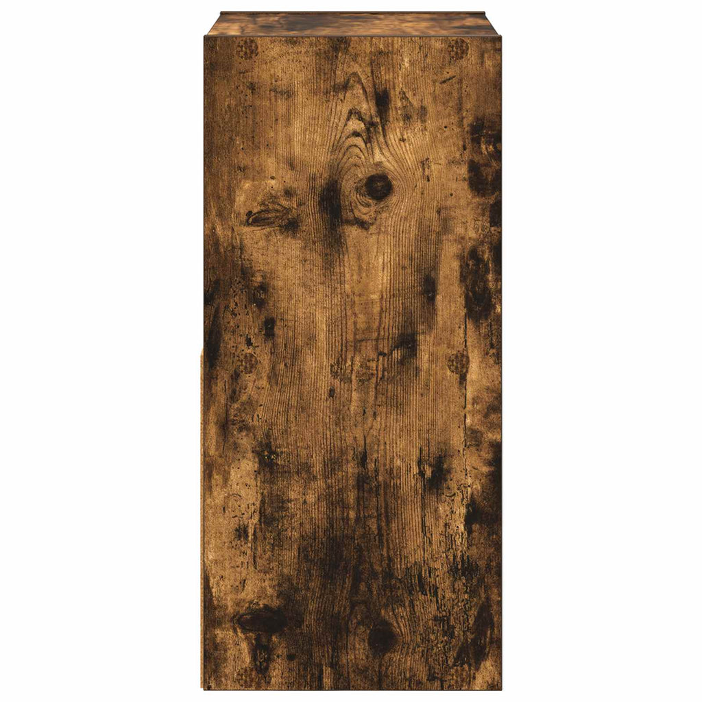 vidaXL Stolik nocny z szufladą 2 pcs Dąb wędzony 30,5 x 27 x 59,5 cm
