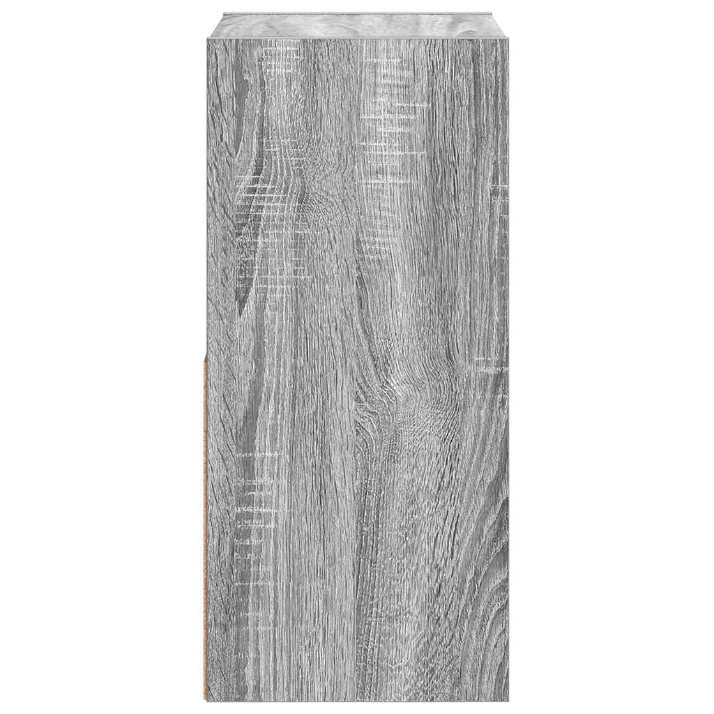 vidaXL Stolik nocny z szufladą 2 pcs Szary Sonoma 30,5 x 27 x 59,5 cm