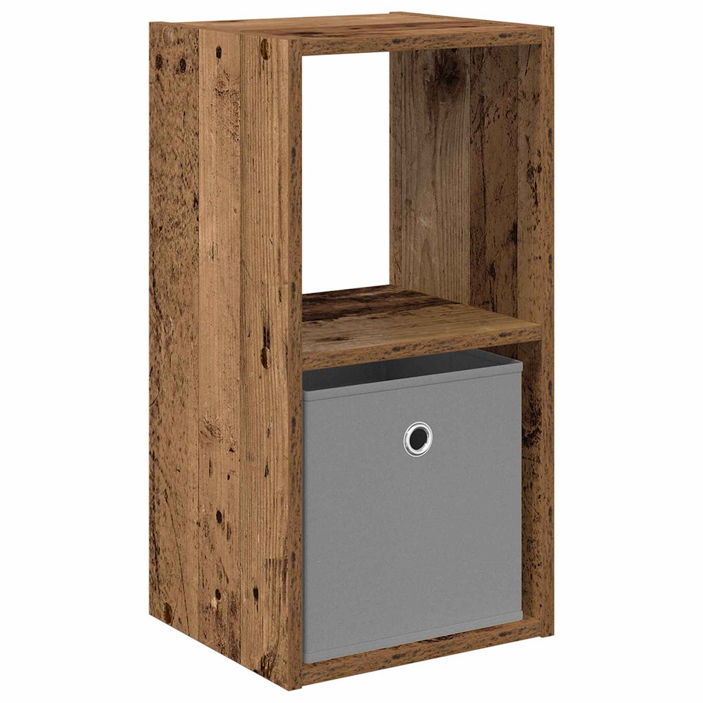 vidaXL Stolik nocny z szufladą Stare drewno 30,5 x 27 x 59,5 cm
