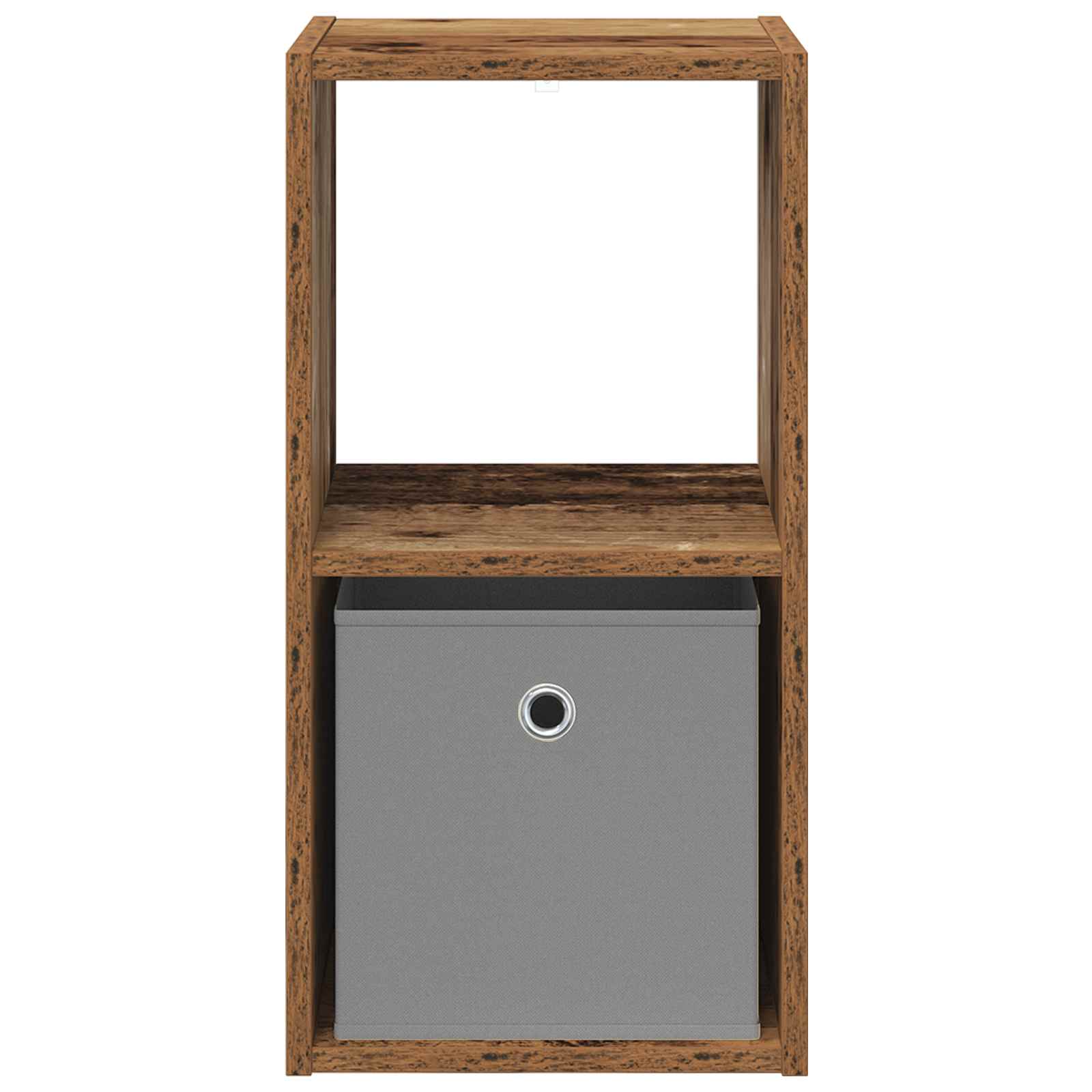 vidaXL Stolik nocny z szufladą Stare drewno 30,5 x 27 x 59,5 cm