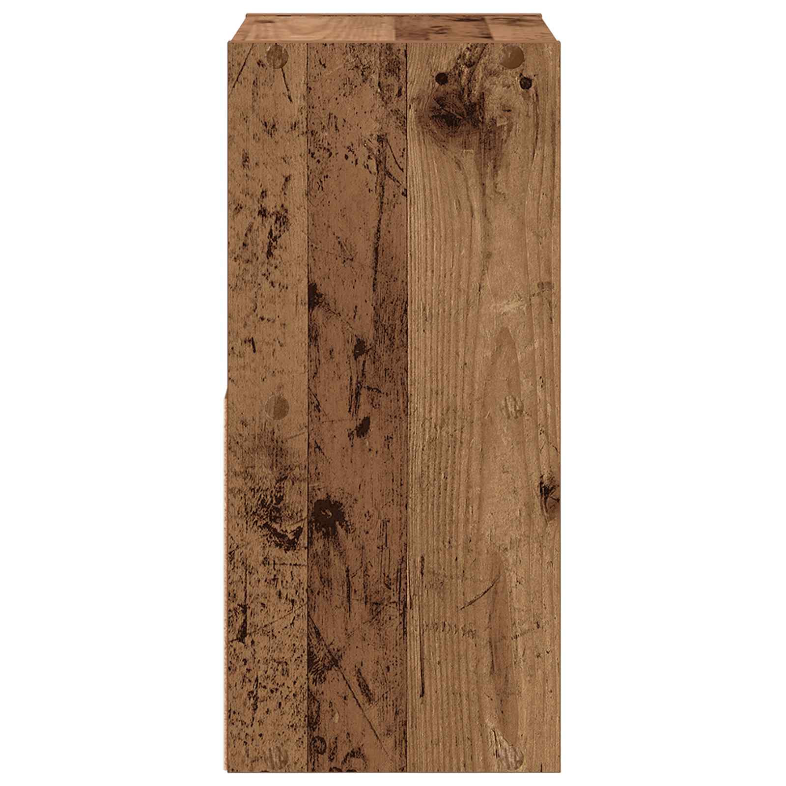 vidaXL Stolik nocny z szufladą Stare drewno 30,5 x 27 x 59,5 cm