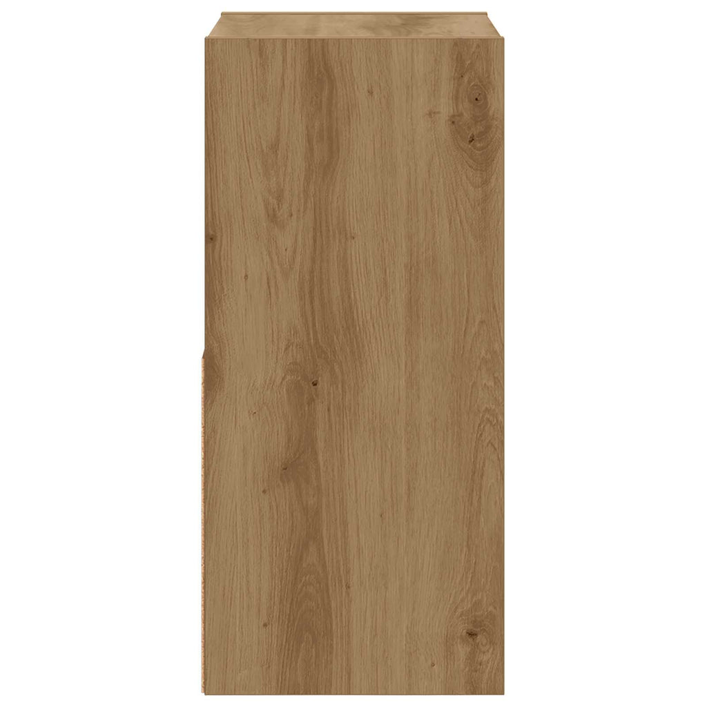 vidaXL Stolik nocny Dąb rzemieślniczy 30,5 x 27 x 59,5 cm