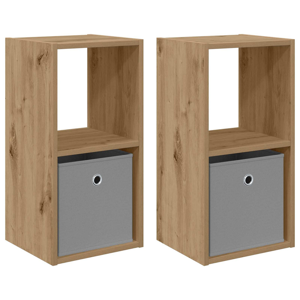 vidaXL Stolik nocny 2 szt. Dąb rzemieślniczy 30,5 x 27 x 59,5 cm