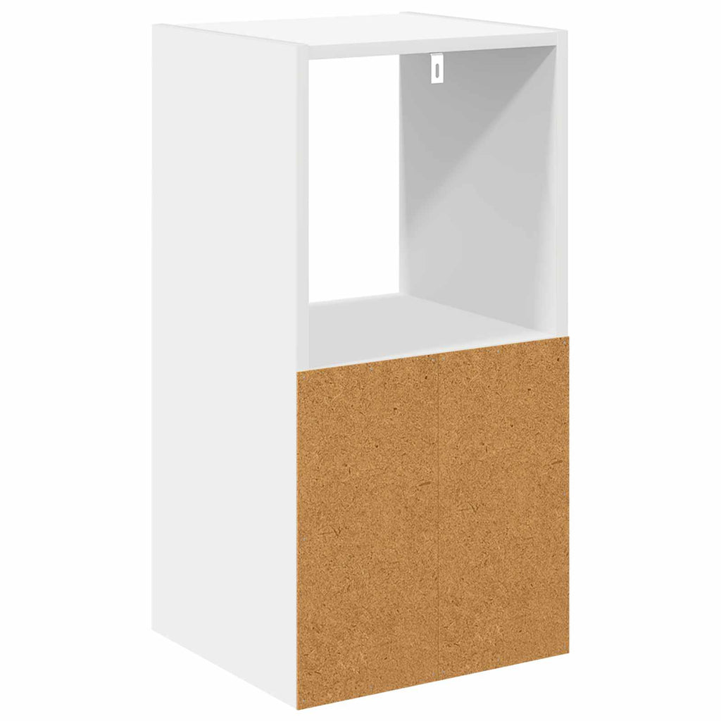 vidaXL Stolik nocny Biały 35 x 32 x 68,5 cm Materiał drewnopochodny