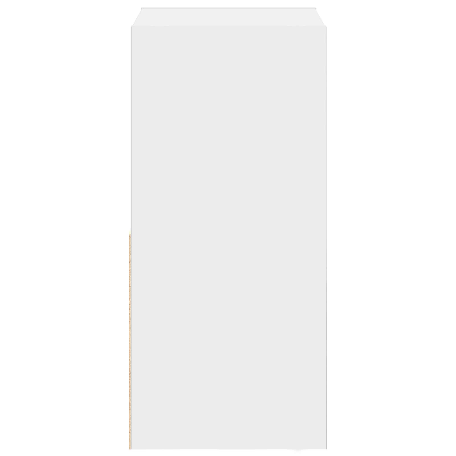 vidaXL Stolik nocny Biały 35 x 32 x 68,5 cm Materiał drewnopochodny