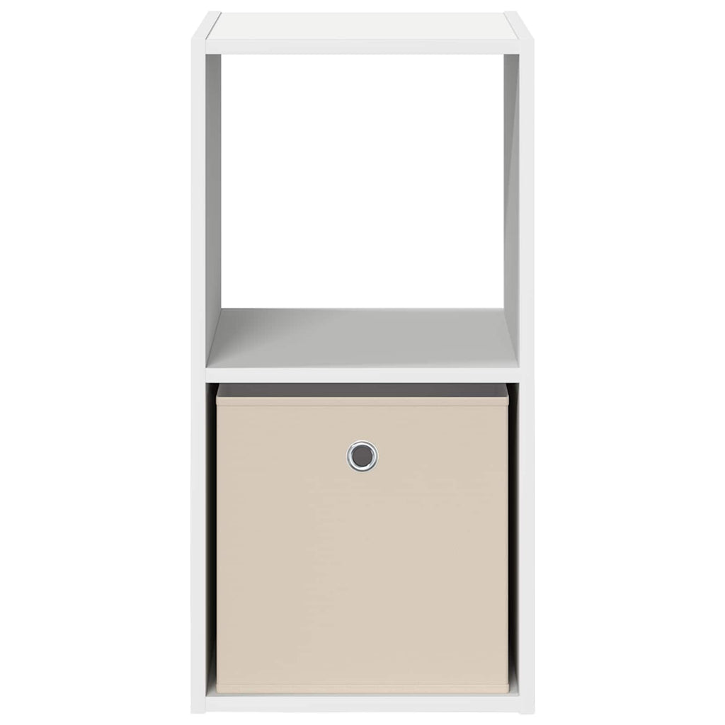 vidaXL Stolik nocny z szufladą 2 pcs Biały 35 x 32 x 68,5 cm