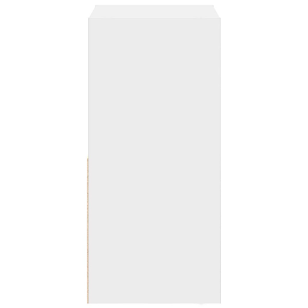 vidaXL Stolik nocny z szufladą 2 pcs Biały 35 x 32 x 68,5 cm