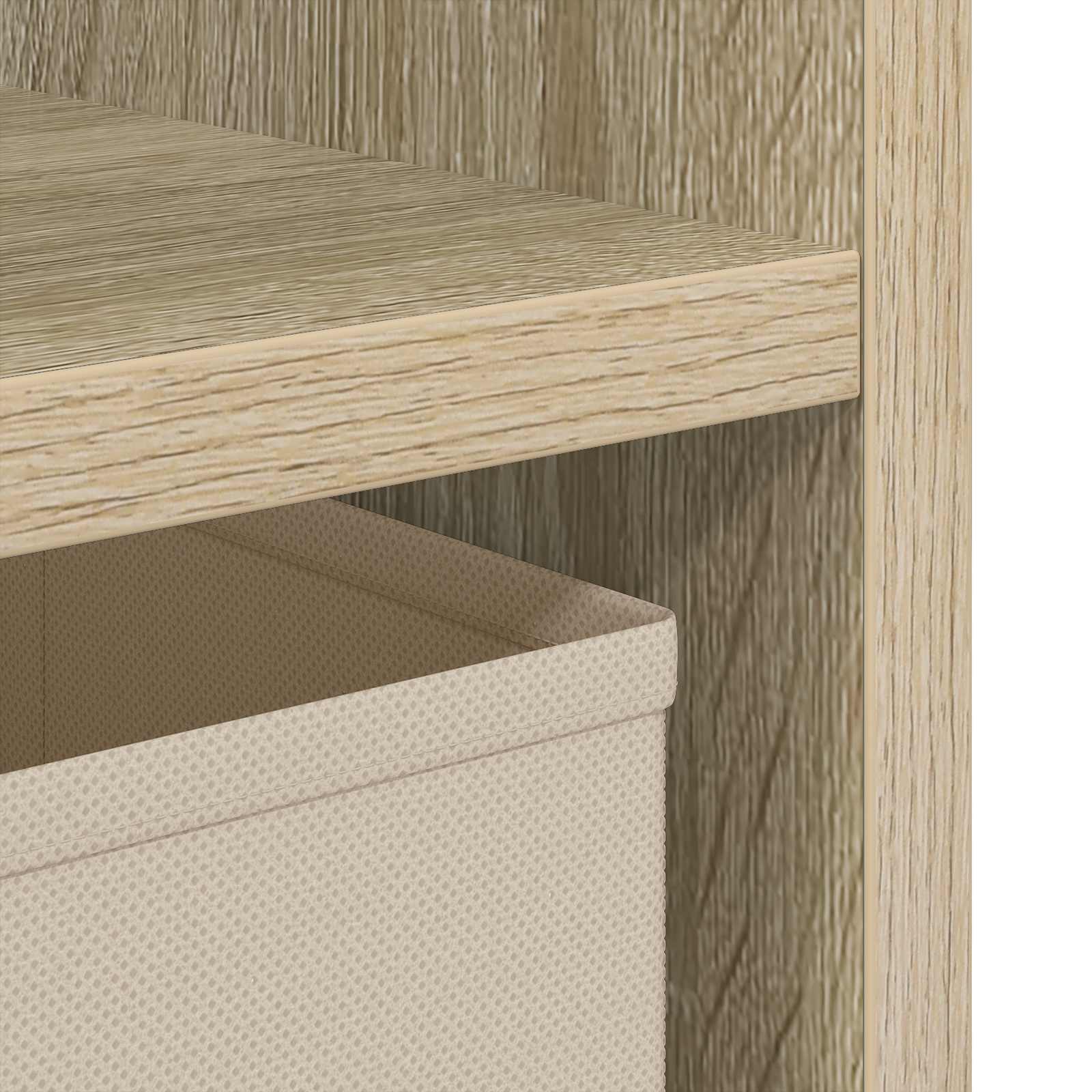 vidaXL Stolik nocny z szufladą 2 pcs Dąb Sonoma 35 x 32 x 68,5 cm