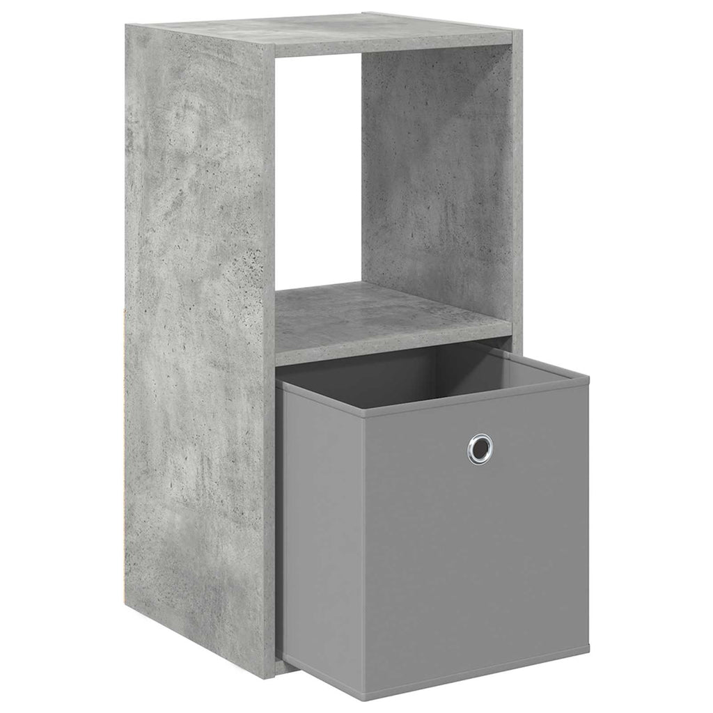 vidaXL Stolik nocny z szufladą Betonowy szary 35 x 32 x 68,5 cm