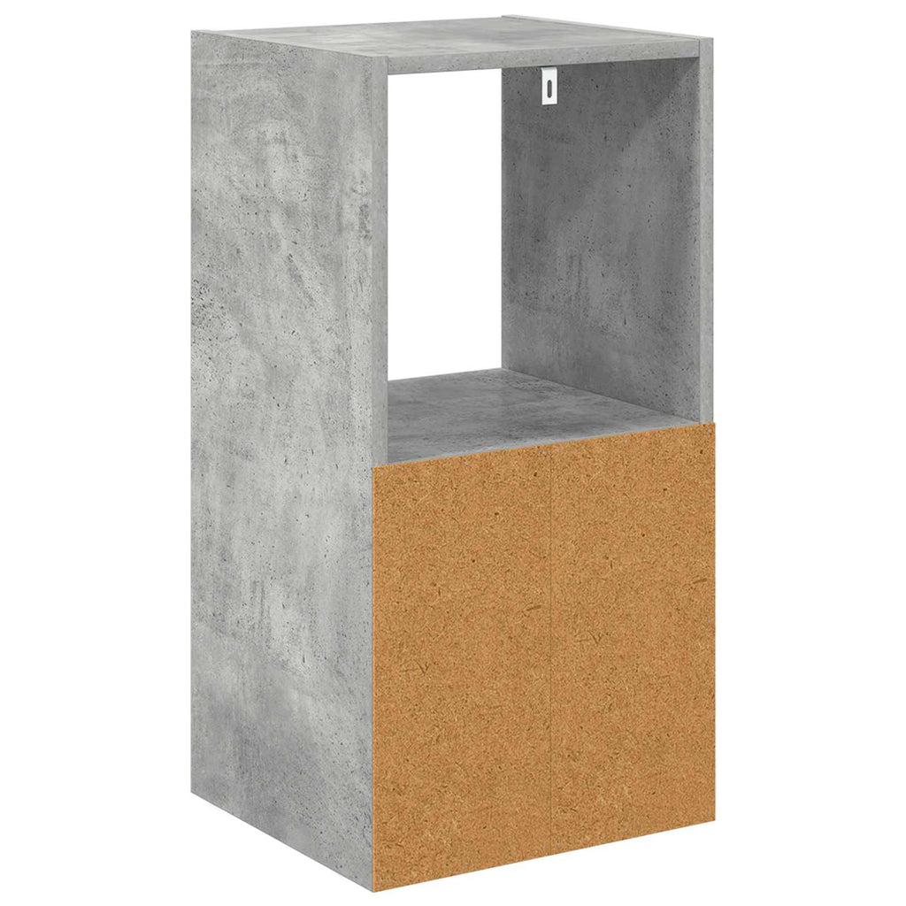 vidaXL Stolik nocny z szufladą Betonowy szary 35 x 32 x 68,5 cm