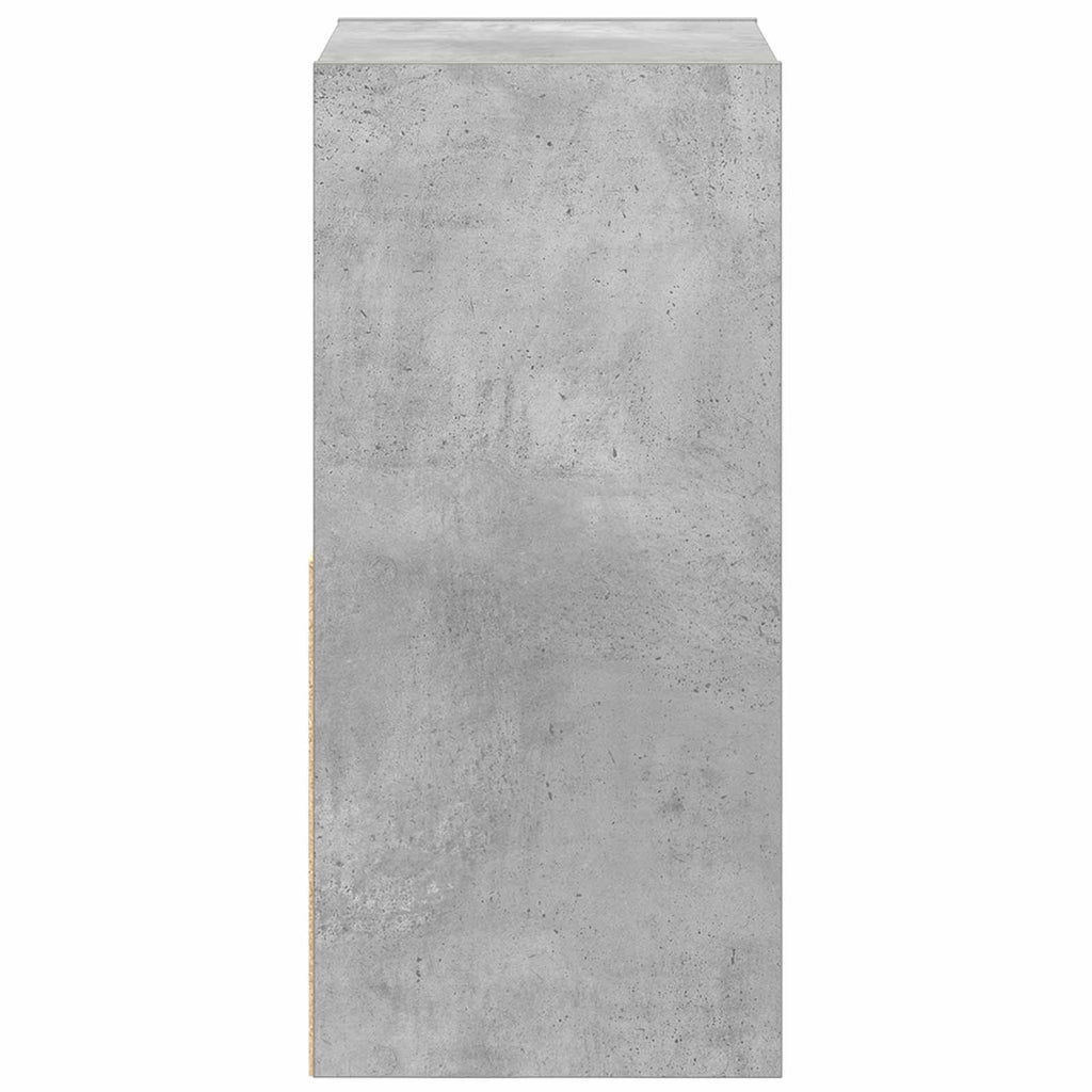 vidaXL Stolik nocny z szufladą Betonowy szary 35 x 32 x 68,5 cm