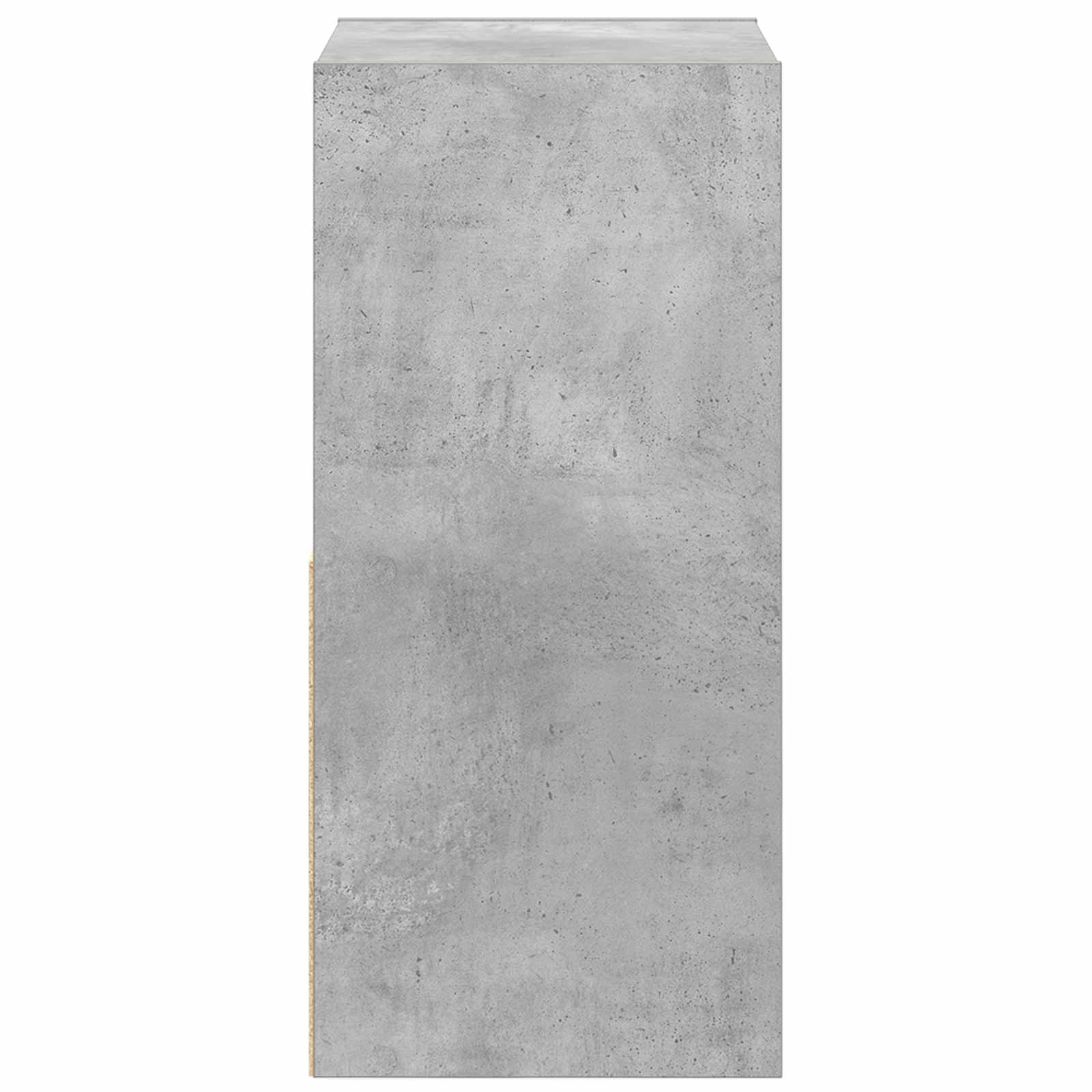 vidaXL Stolik nocny z szufladą 2 pcs Betonowy szary 35 x 32 x 68,5 cm