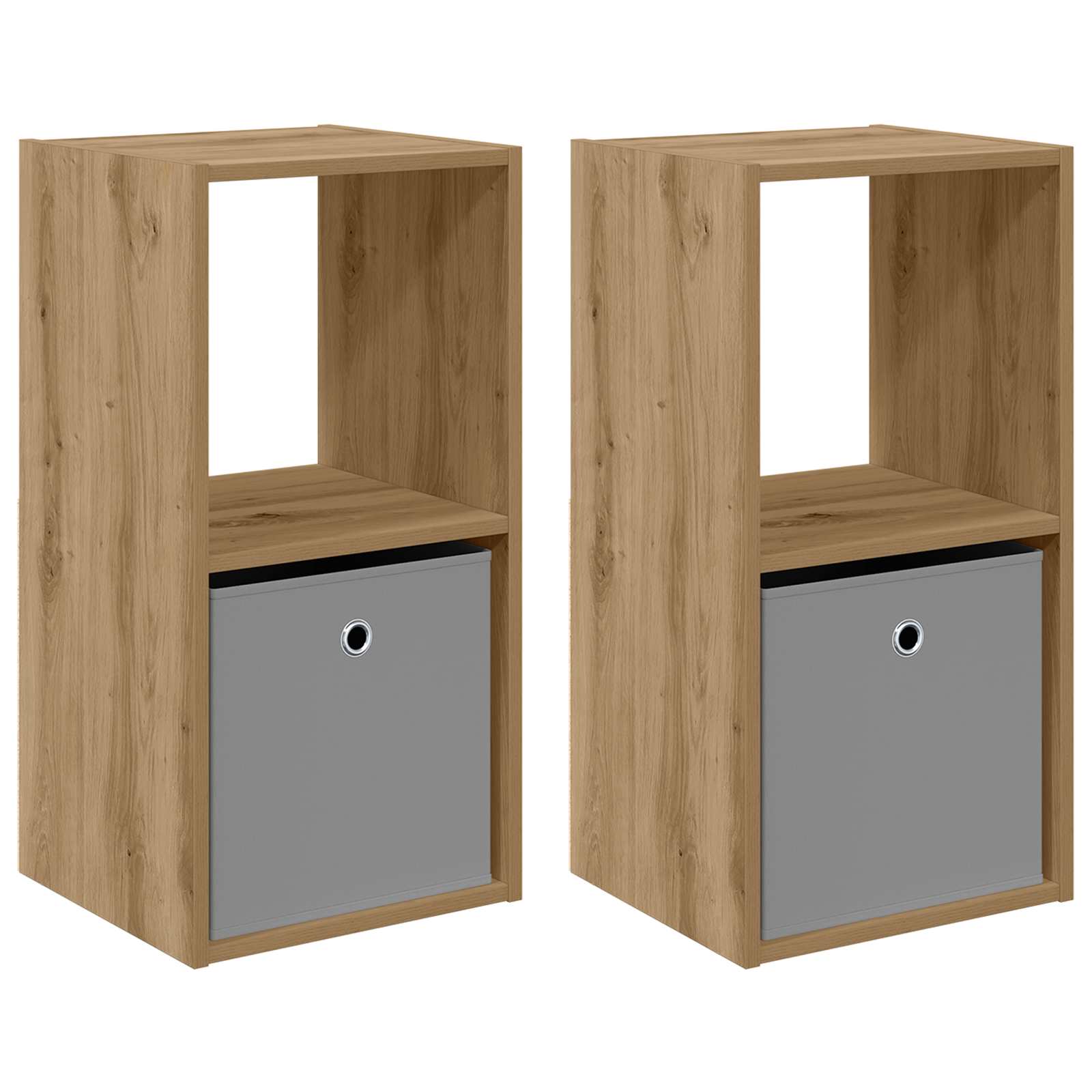 vidaXL Stolik nocny 2 szt. Dąb rzemieślniczy 35 x 32 x 68,5 cm