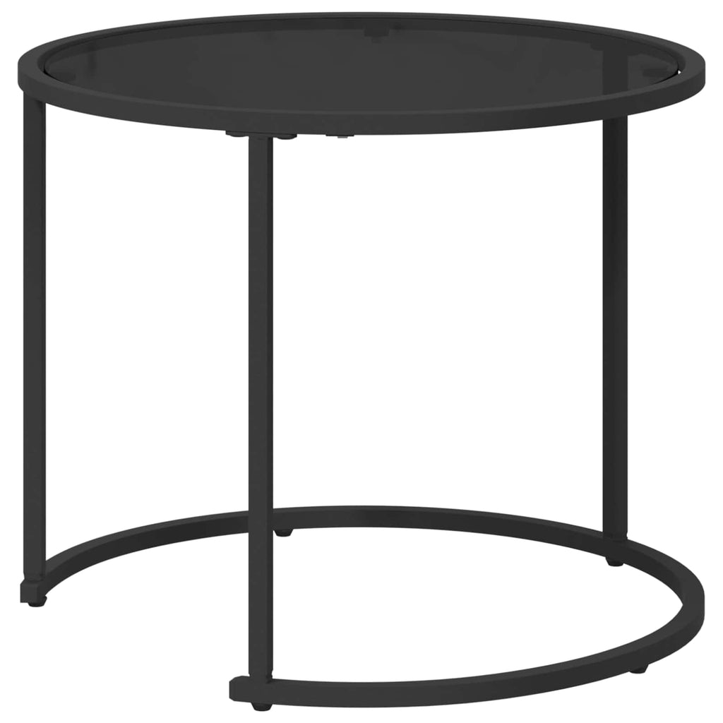 vidaXL Zestaw stolików kawowych 2 pcs 55 x 55 x 45 cm stal
