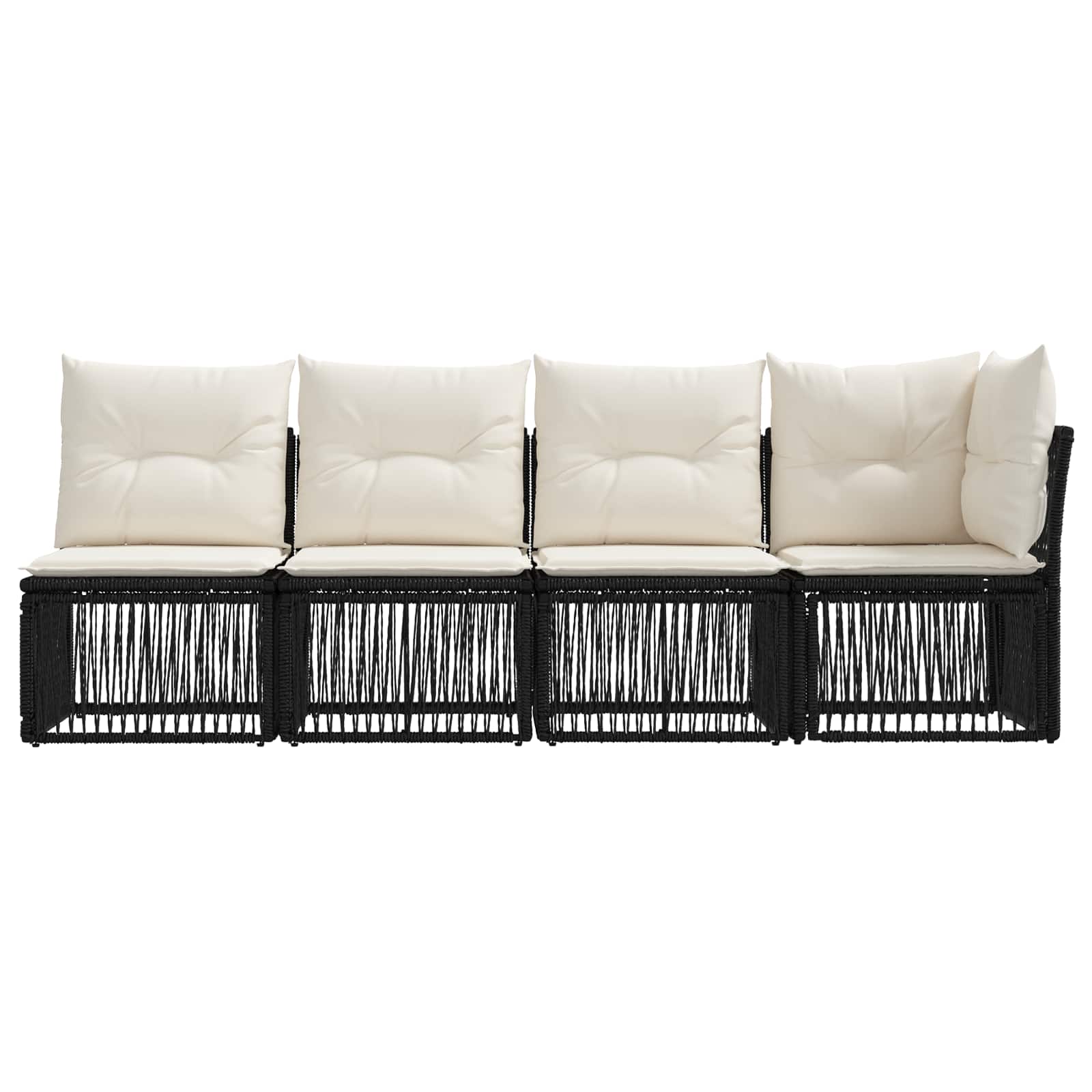 vidaXL Sofa 4-osobowa z lewym podłokietnikiem 4 pcs 4-Liczba miejsc