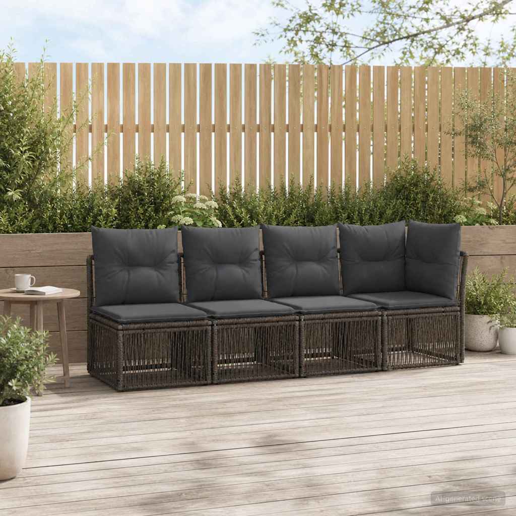 vidaXL Sofa 4-osobowa z lewym podłokietnikiem 4 pcs 4-Liczba miejsc