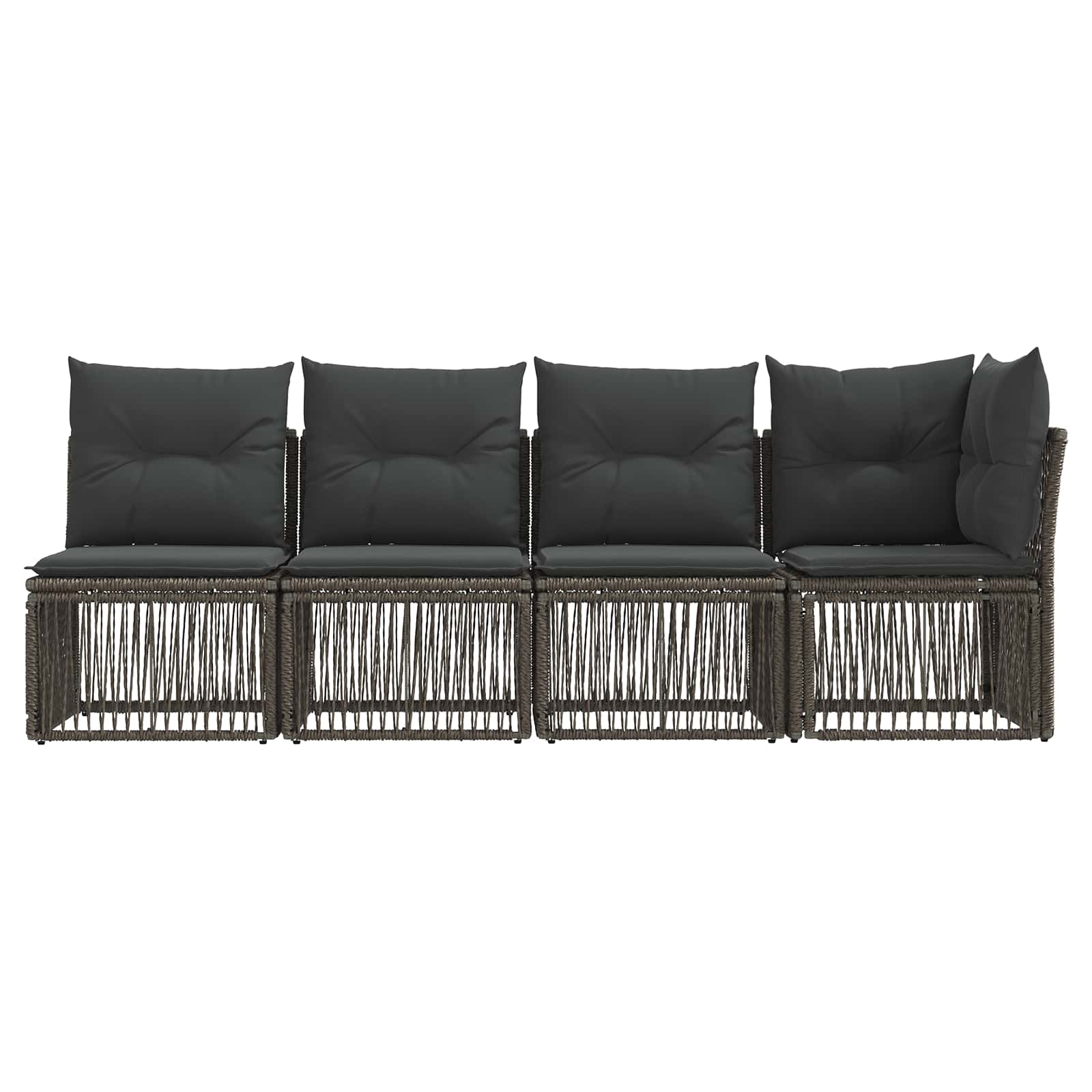 vidaXL Sofa 4-osobowa z lewym podłokietnikiem 4 pcs 4-Liczba miejsc