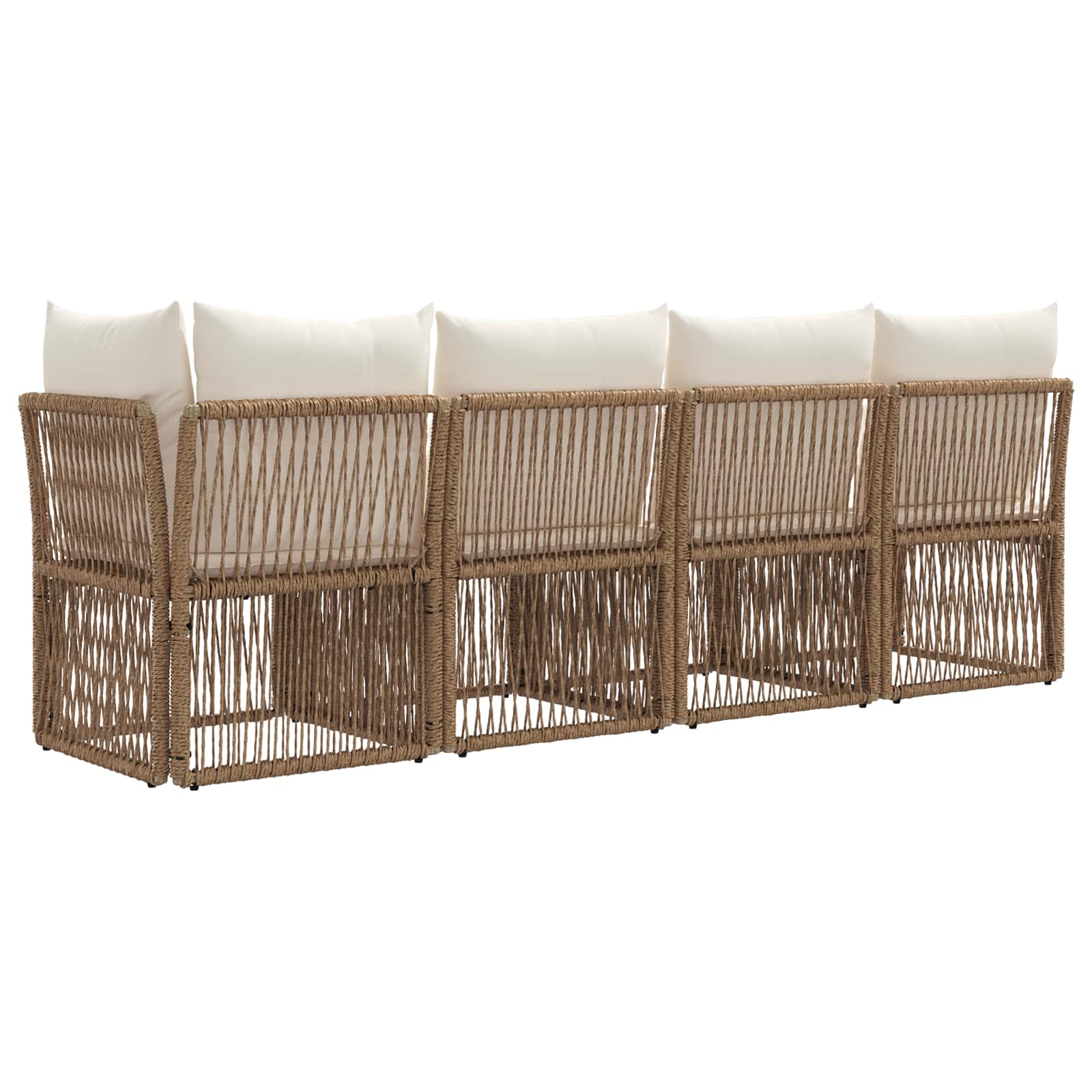 vidaXL Sofa 4-osobowa z lewym podłokietnikiem 4 pcs 4-Liczba miejsc